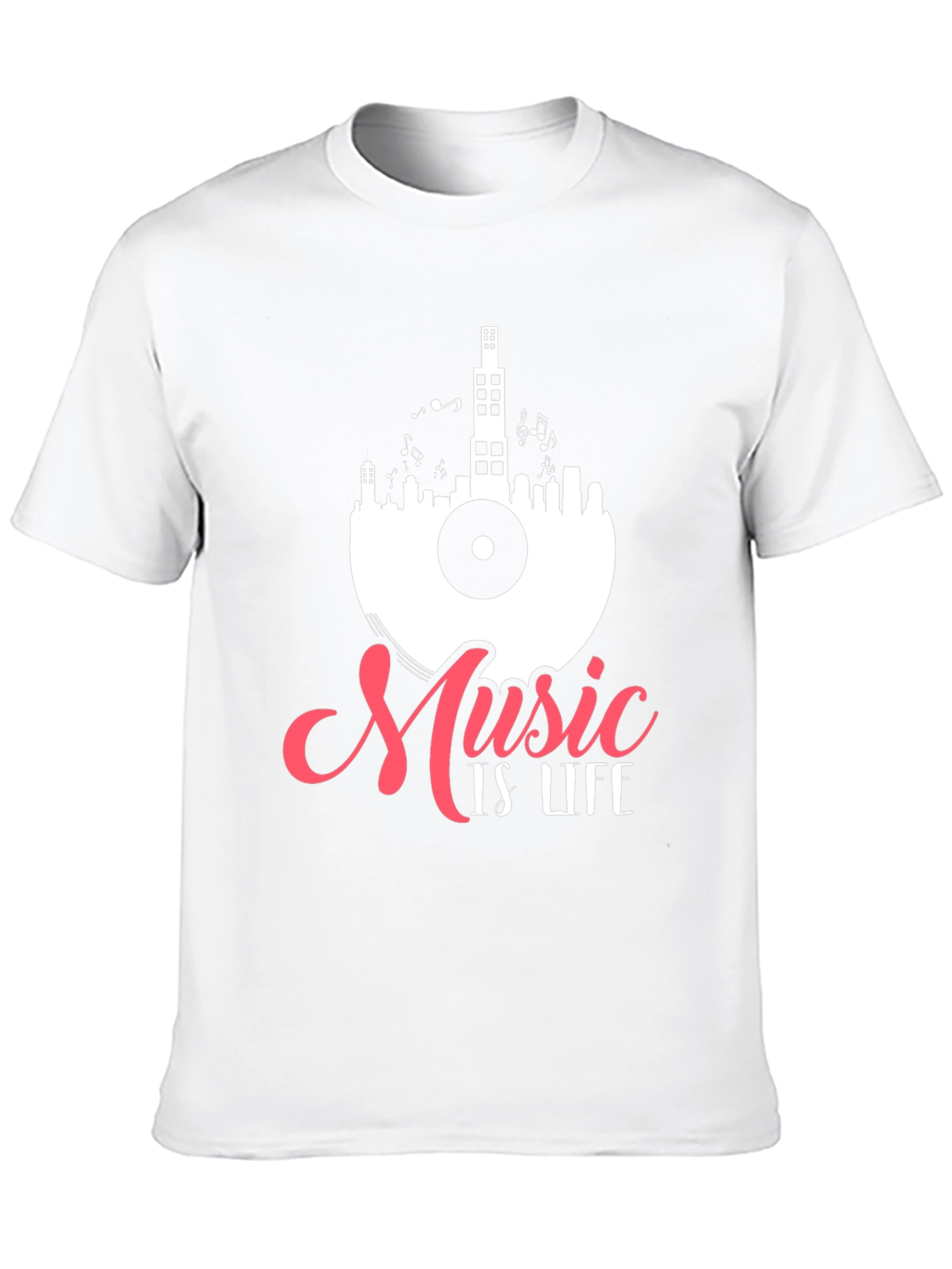 Music is Life Graphic Tee