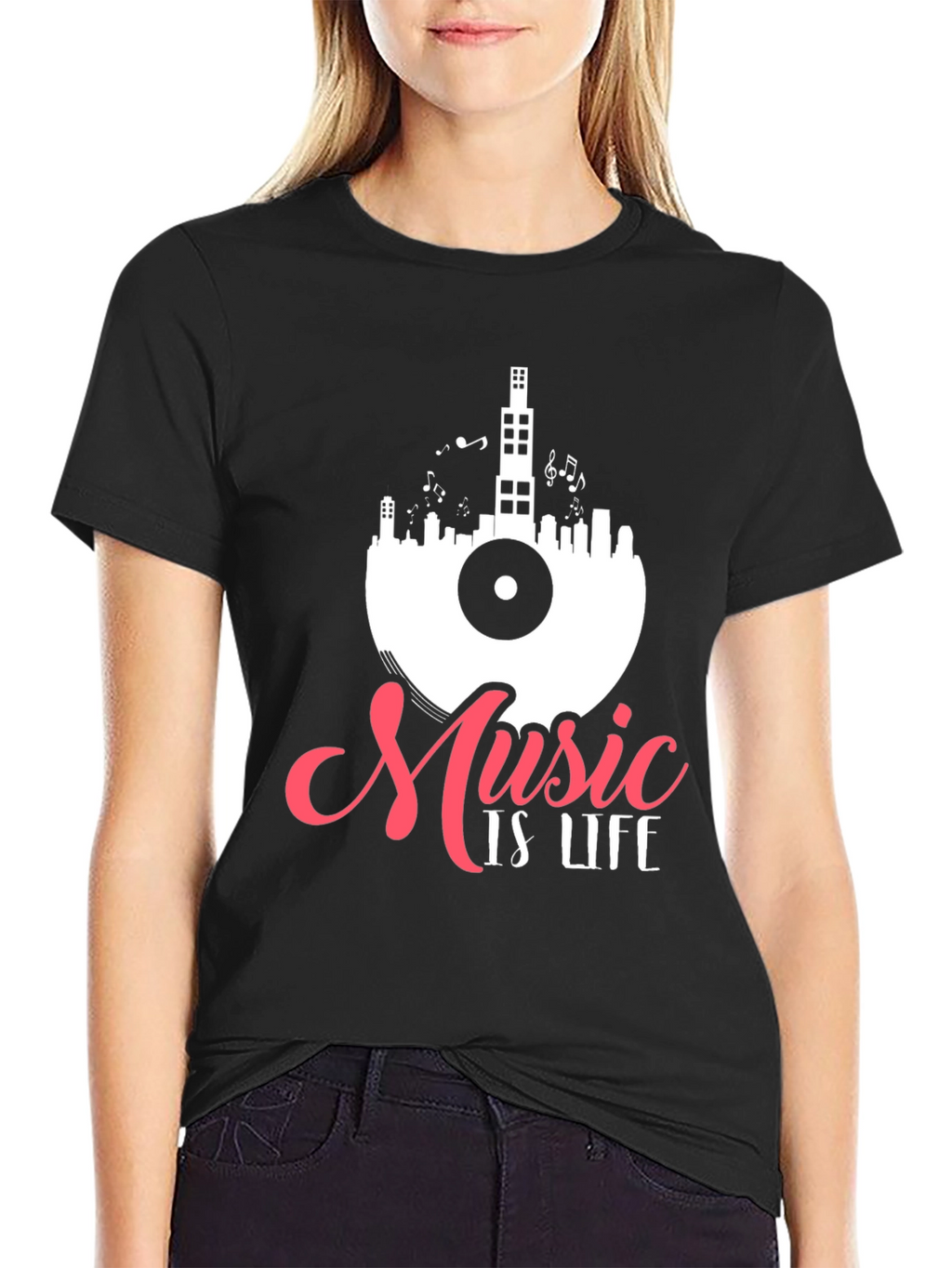 Music is Life Graphic Tee