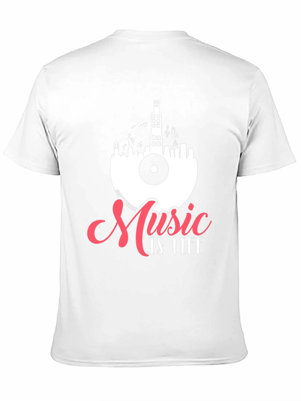 Music is Life Graphic Tee