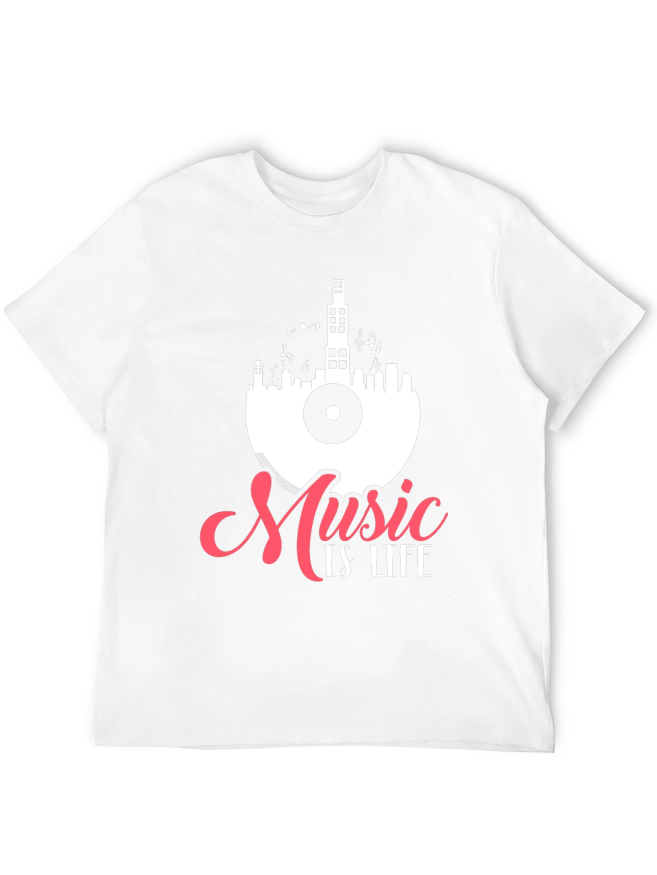 Music is Life Graphic Tee