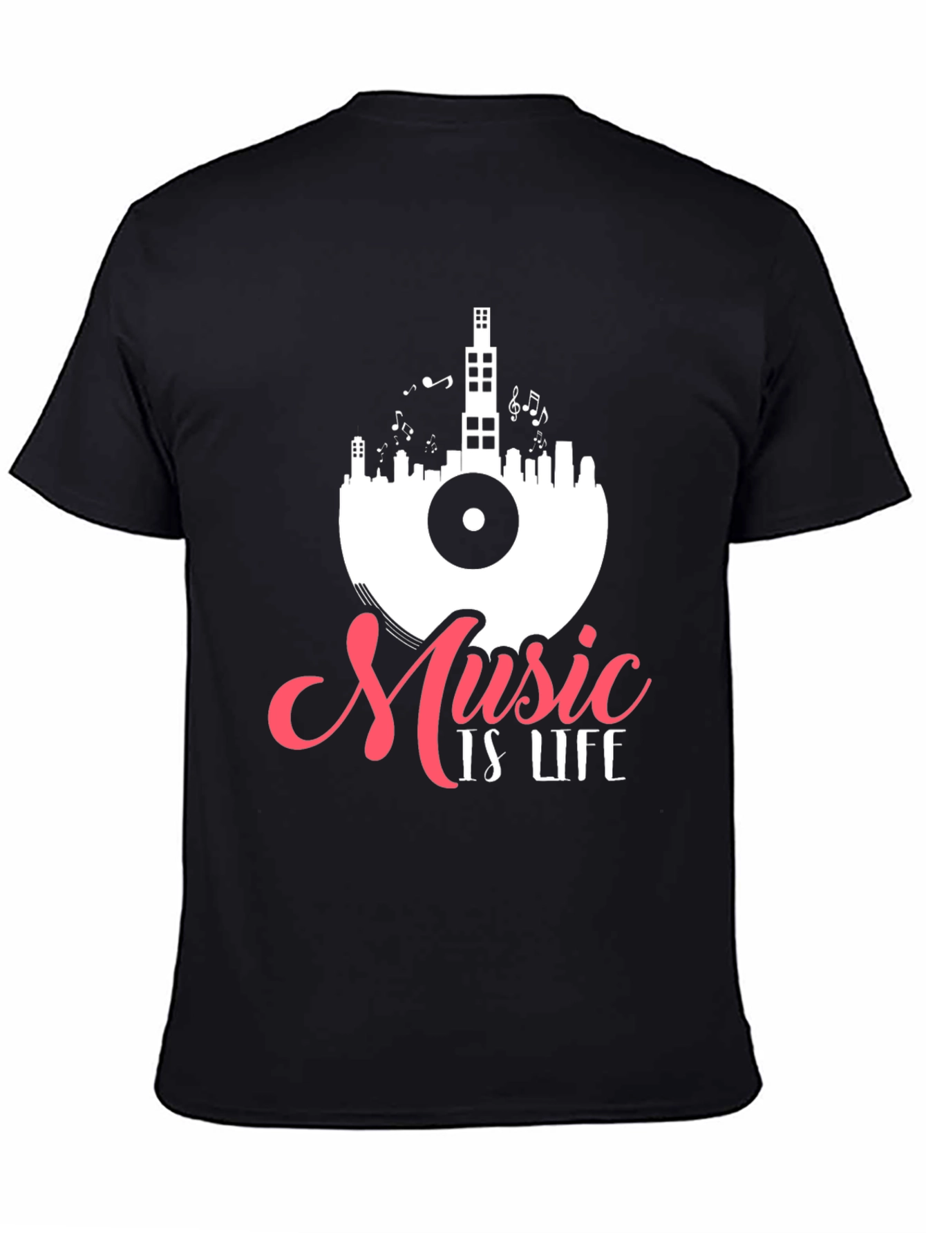 Music is Life Graphic Tee