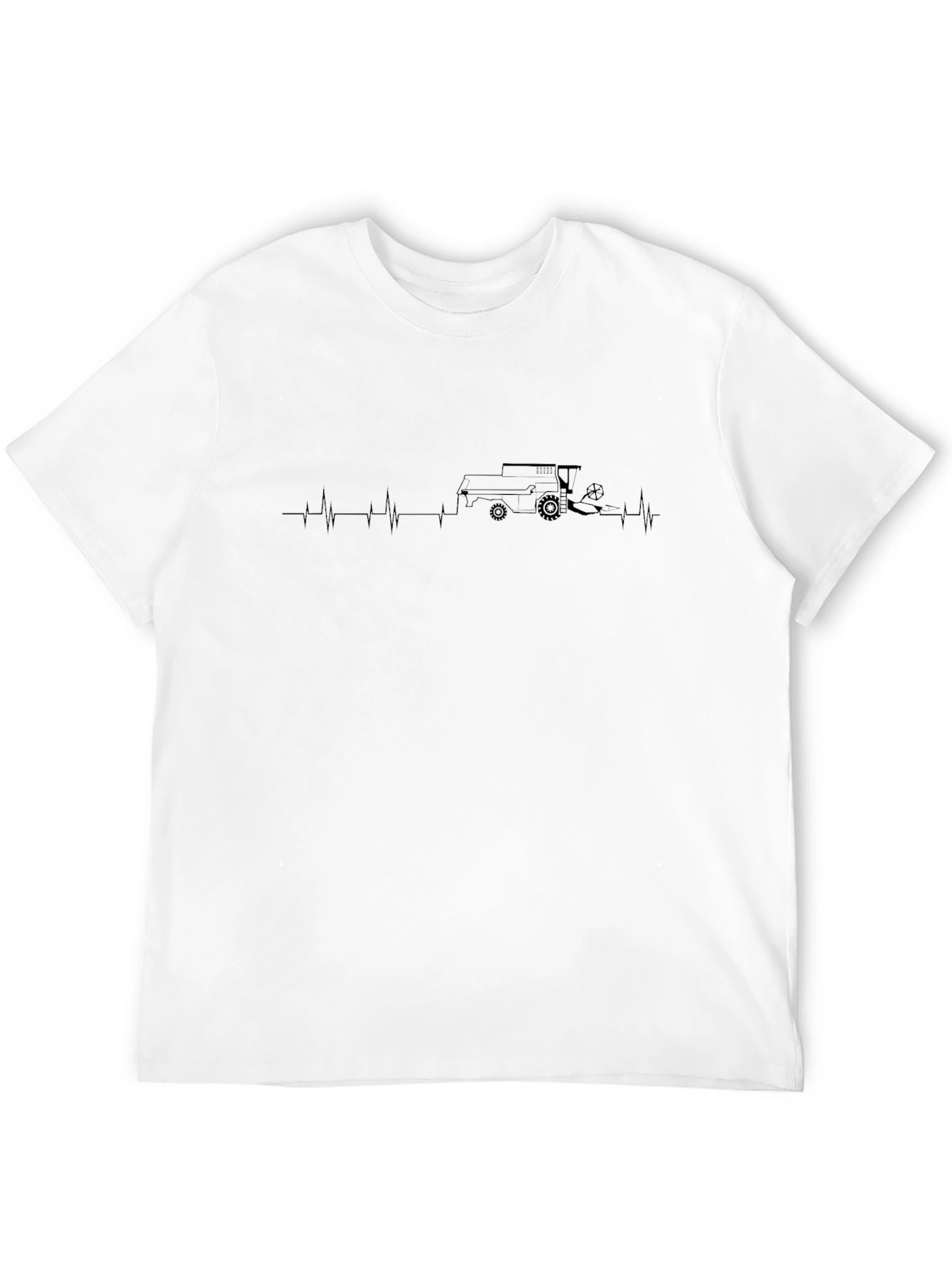 Combine Heartbeat Black T-Shirt