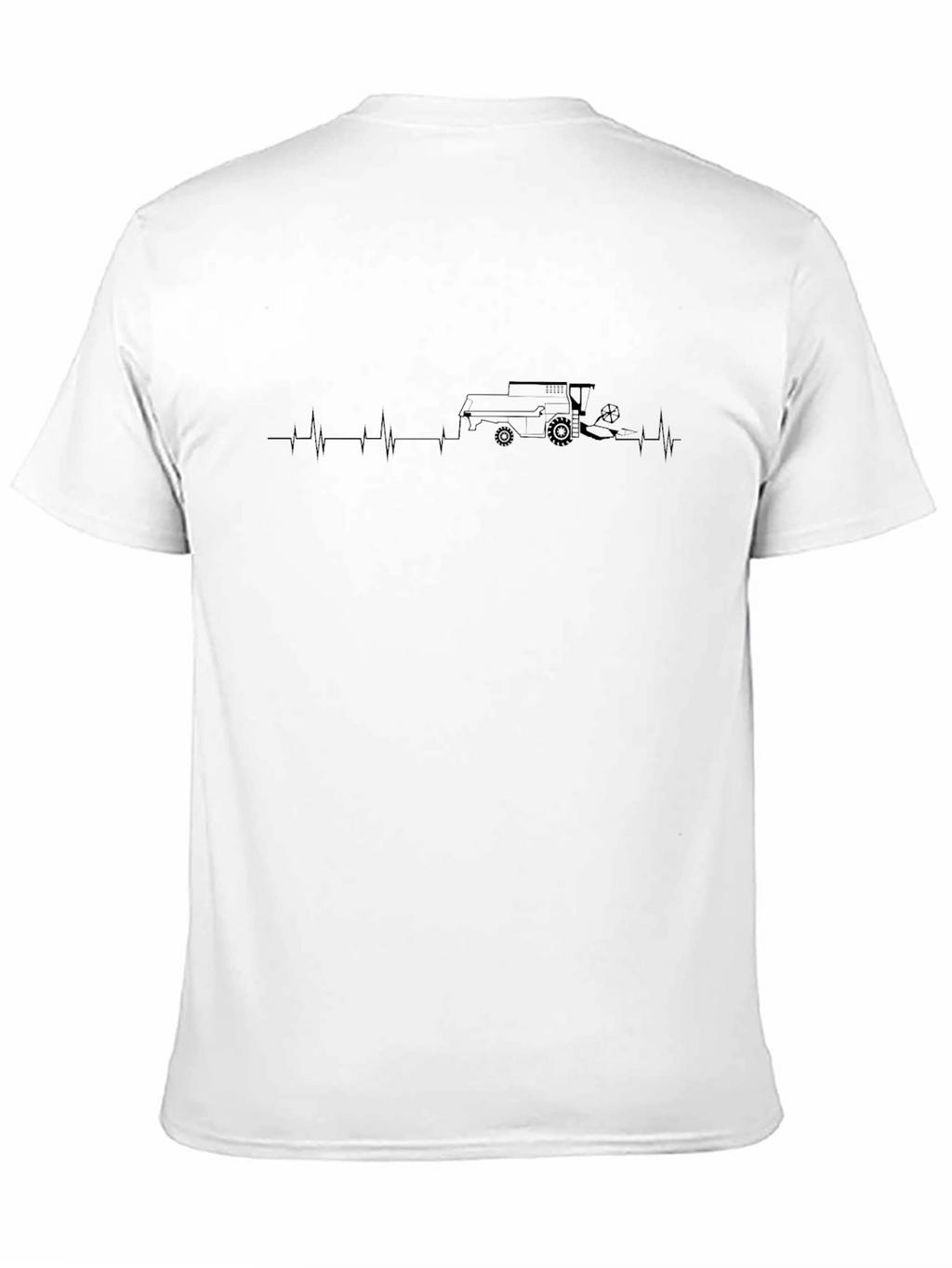 Combine Heartbeat Black T-Shirt