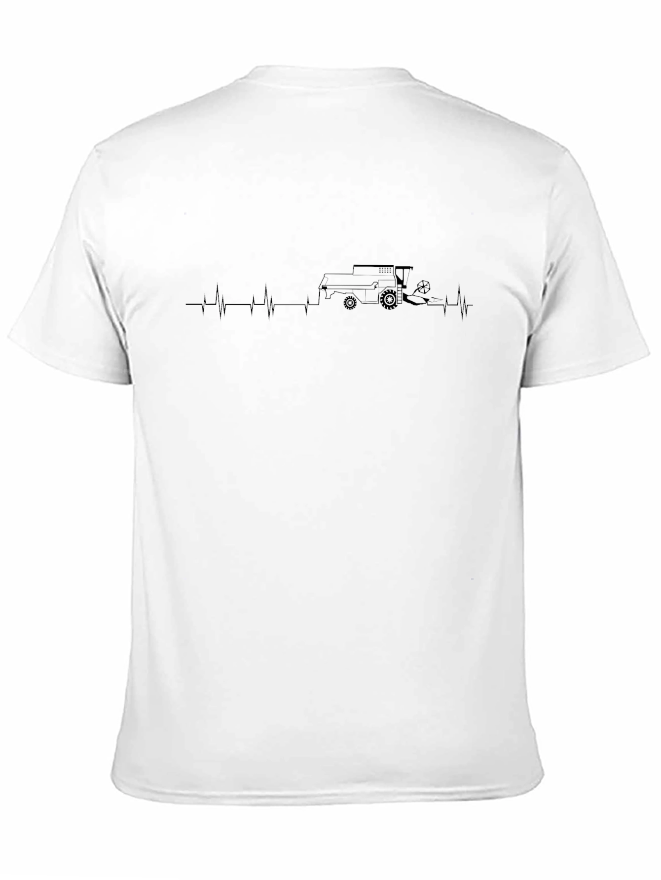 Combine Heartbeat Black T-Shirt