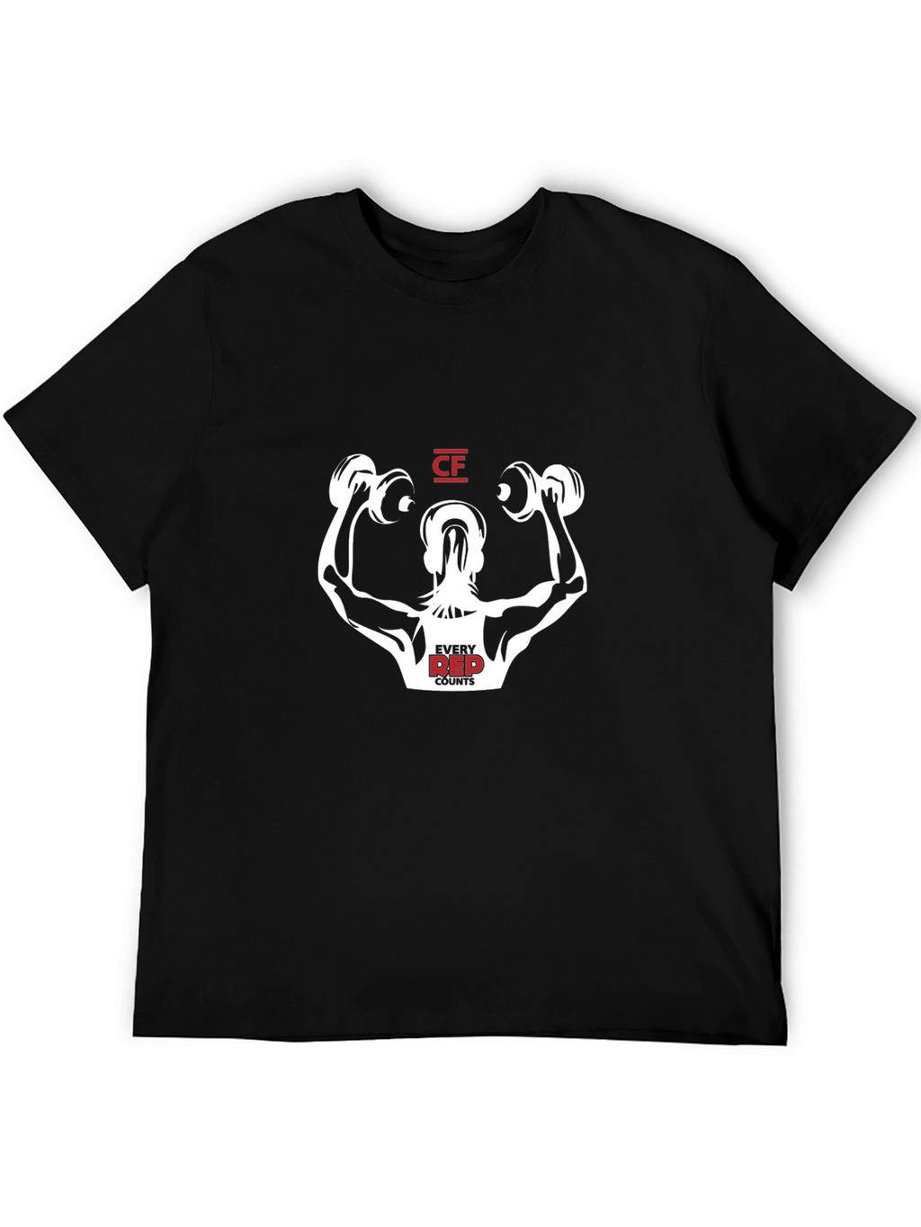 Gym Motivation Tee: Every Rep Counts!