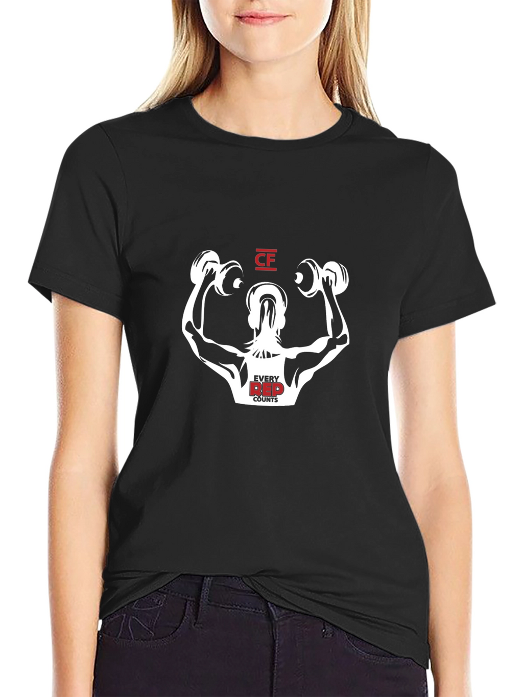 Gym Motivation Tee: Every Rep Counts!