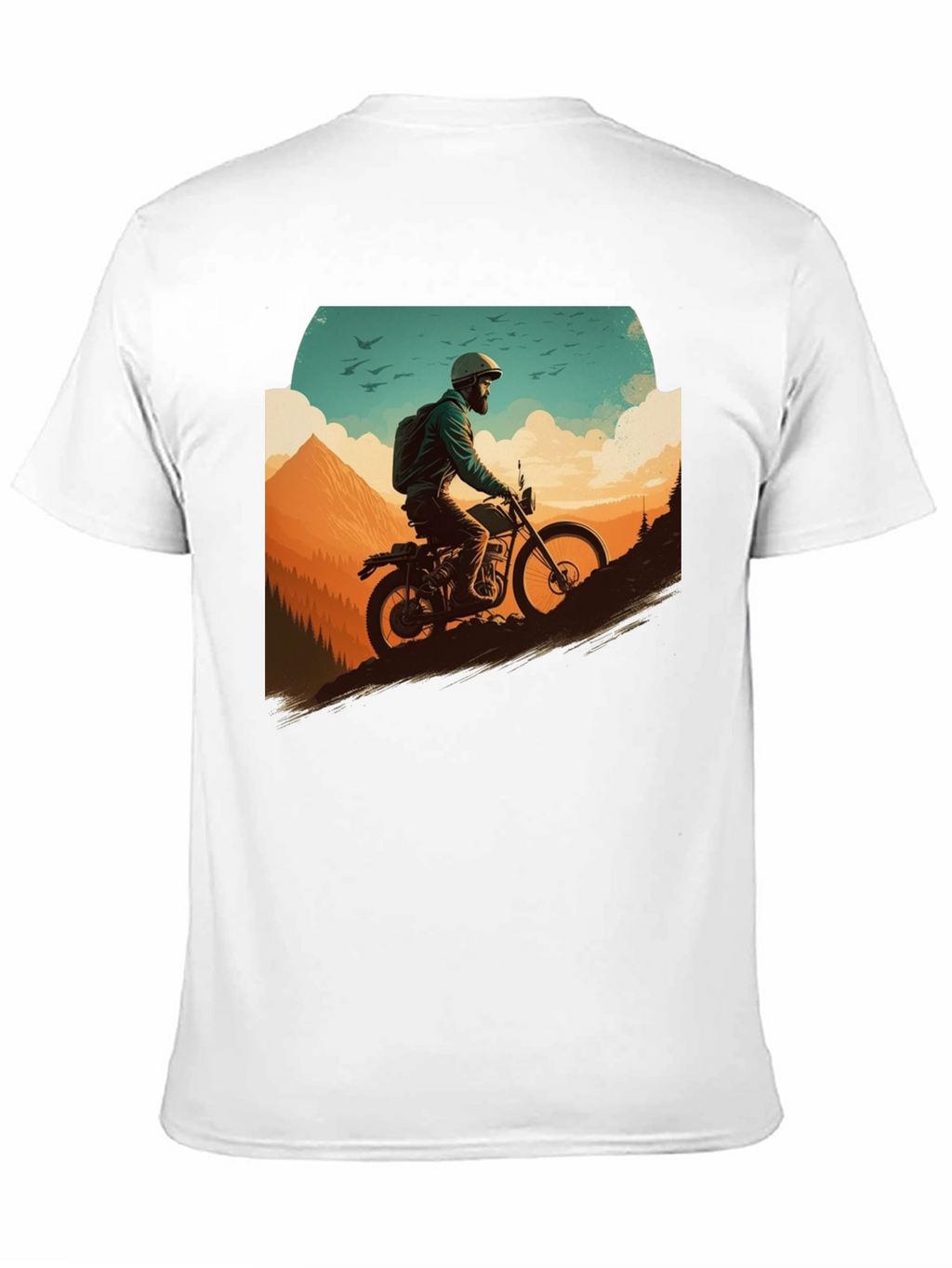 Adventure Rider Graphic Tee - Black