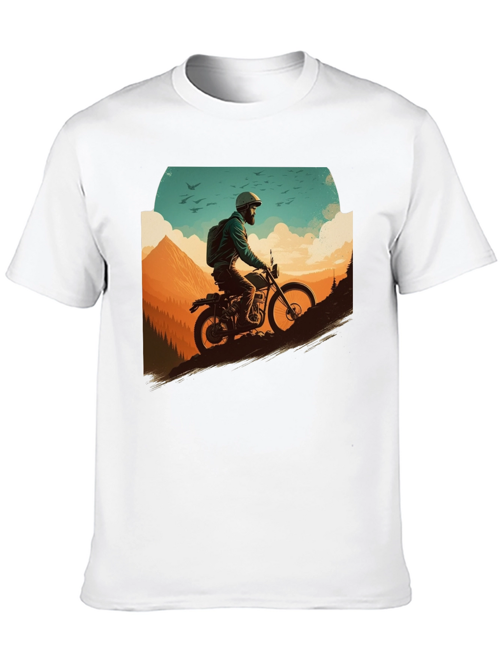 Adventure Rider Graphic Tee - Black
