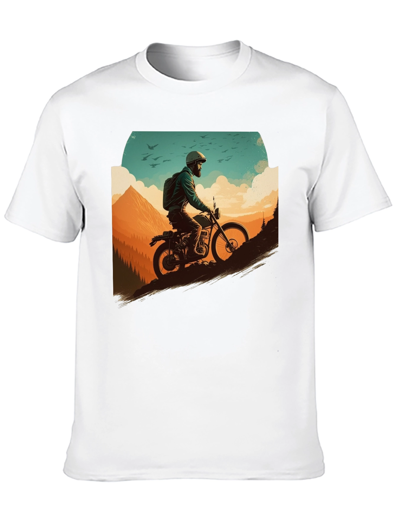 Adventure Rider Graphic Tee - Black