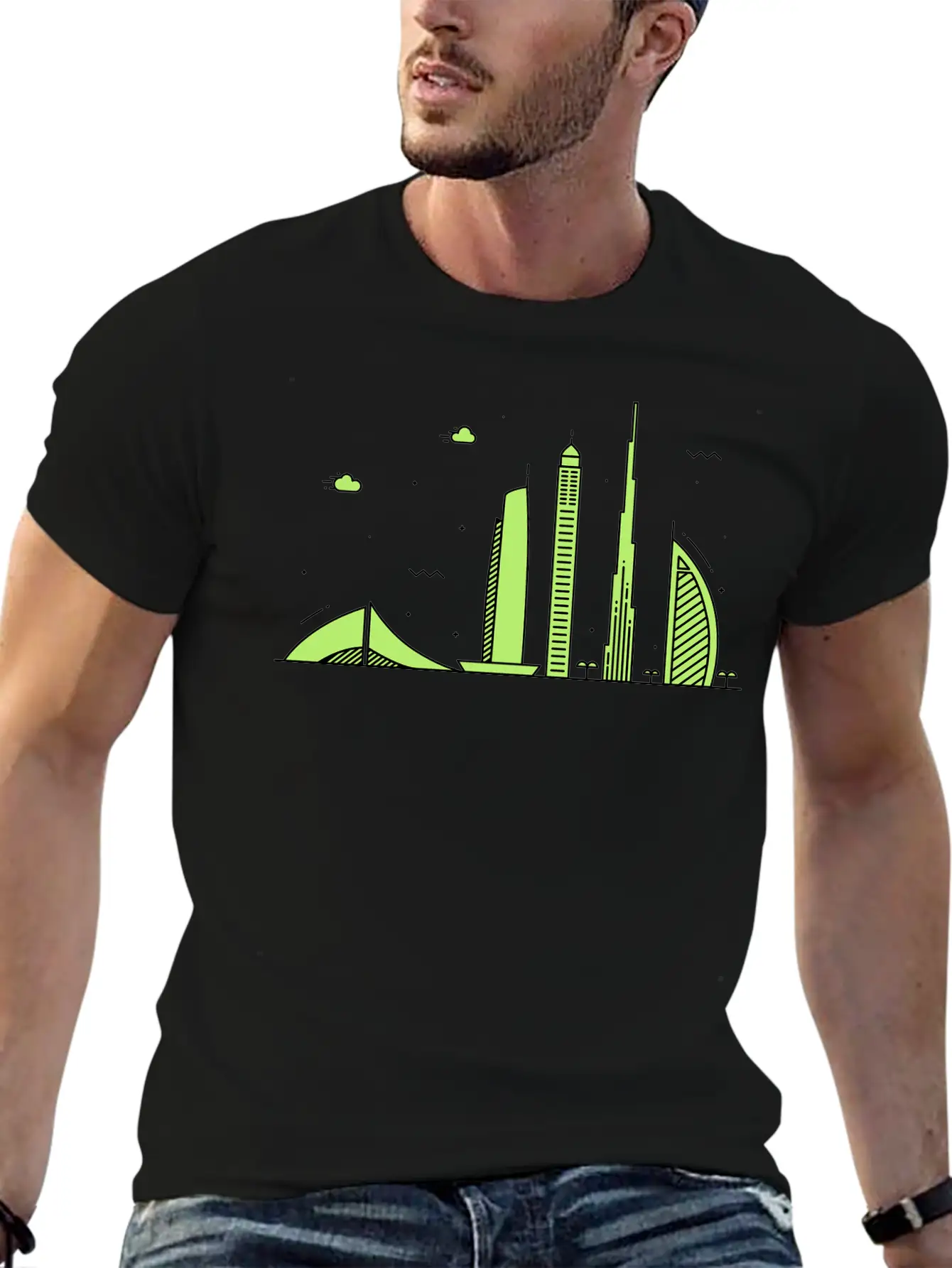Dubai, United Arab Emirates Breathable Soft Cotton T-Shirt – Timeless Casual Look