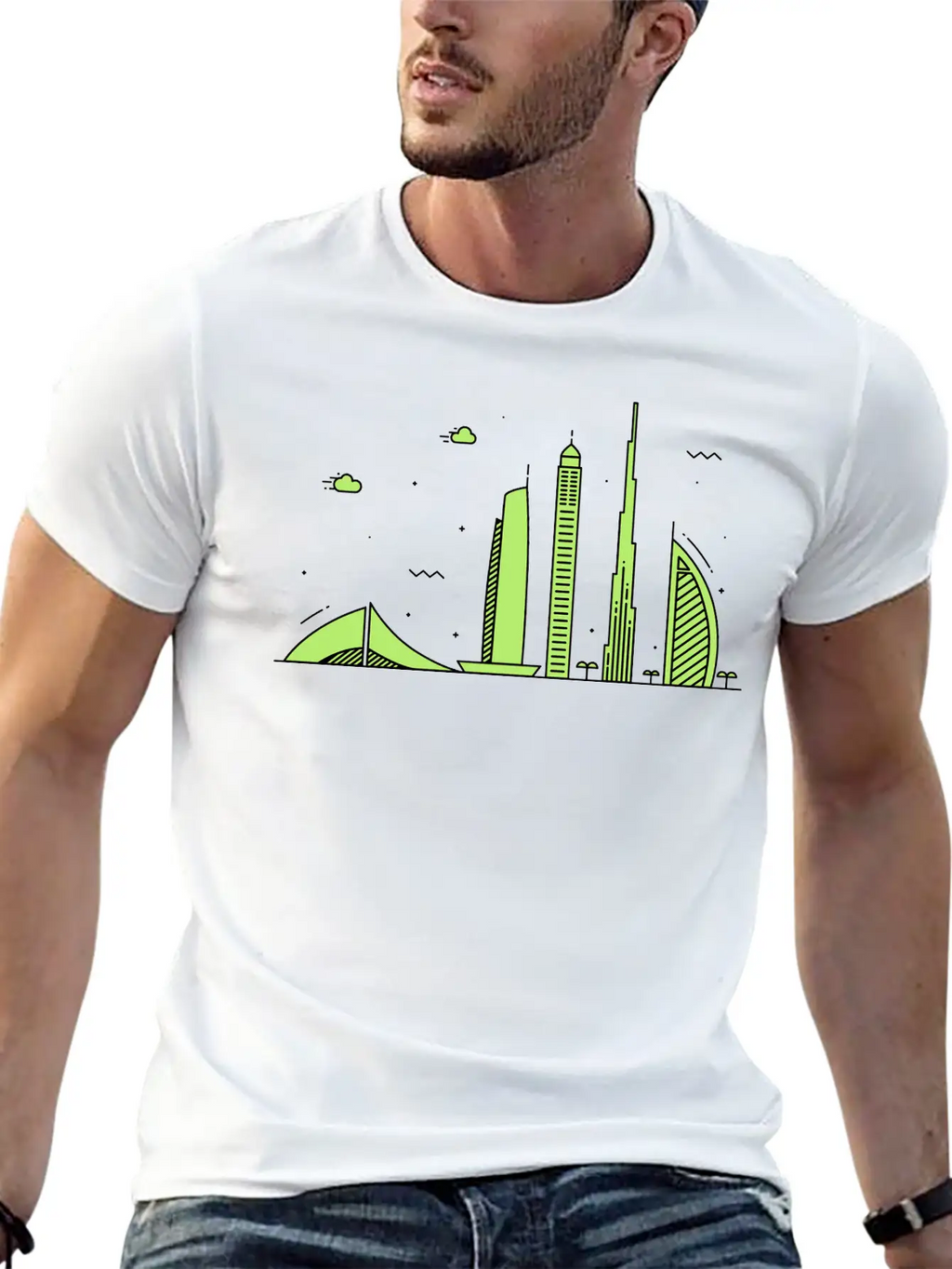 Dubai, United Arab Emirates Breathable Soft Cotton T-Shirt – Timeless Casual Look