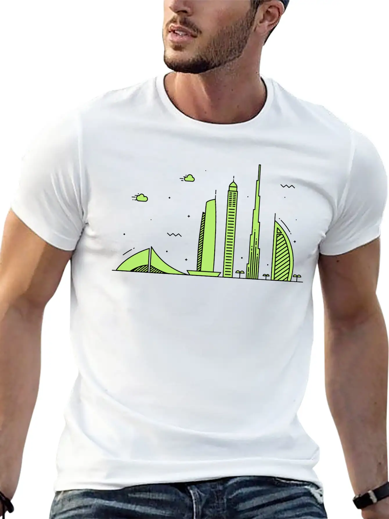 Dubai, United Arab Emirates Breathable Soft Cotton T-Shirt – Timeless Casual Look
