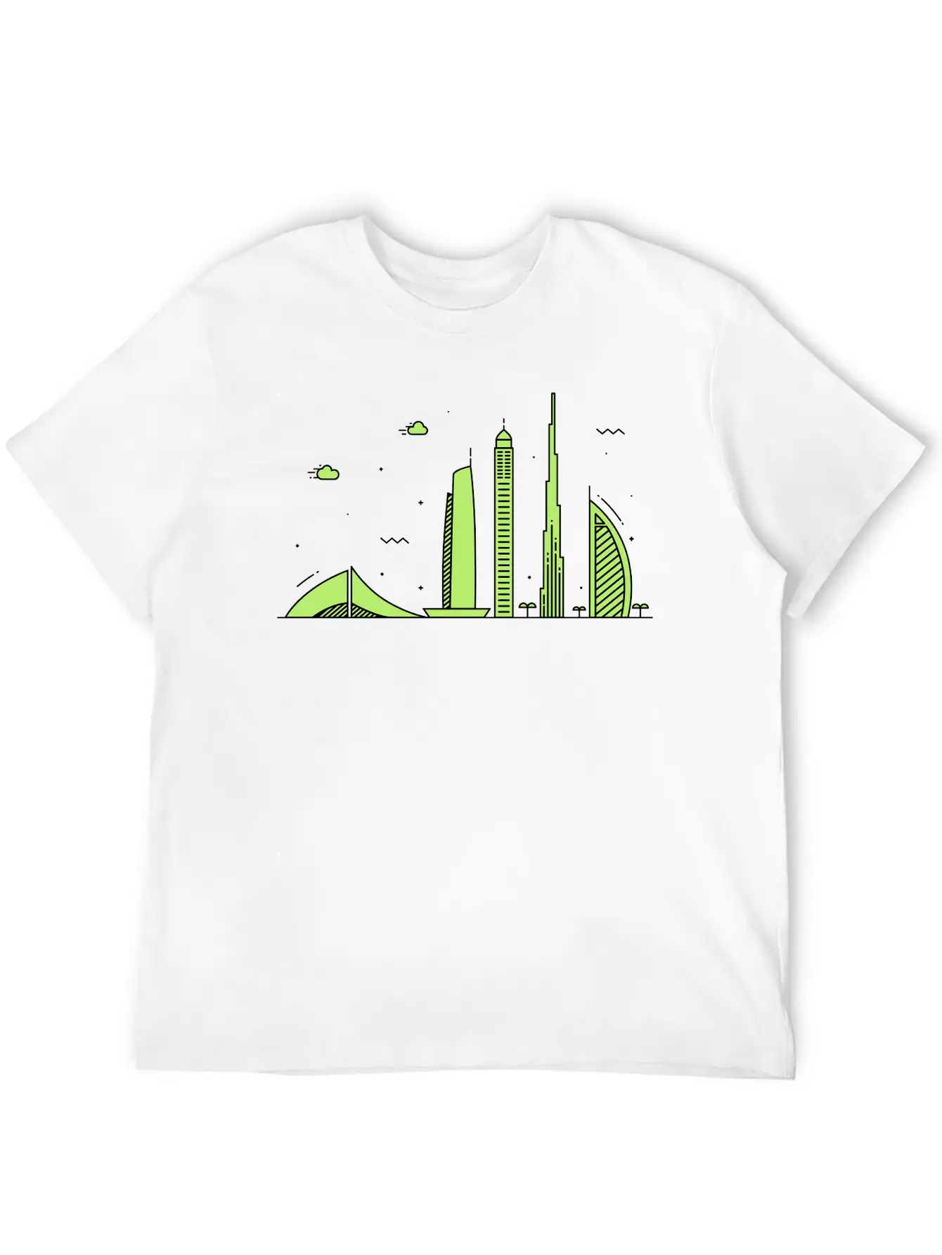 Dubai, United Arab Emirates Breathable Soft Cotton T-Shirt – Timeless Casual Look