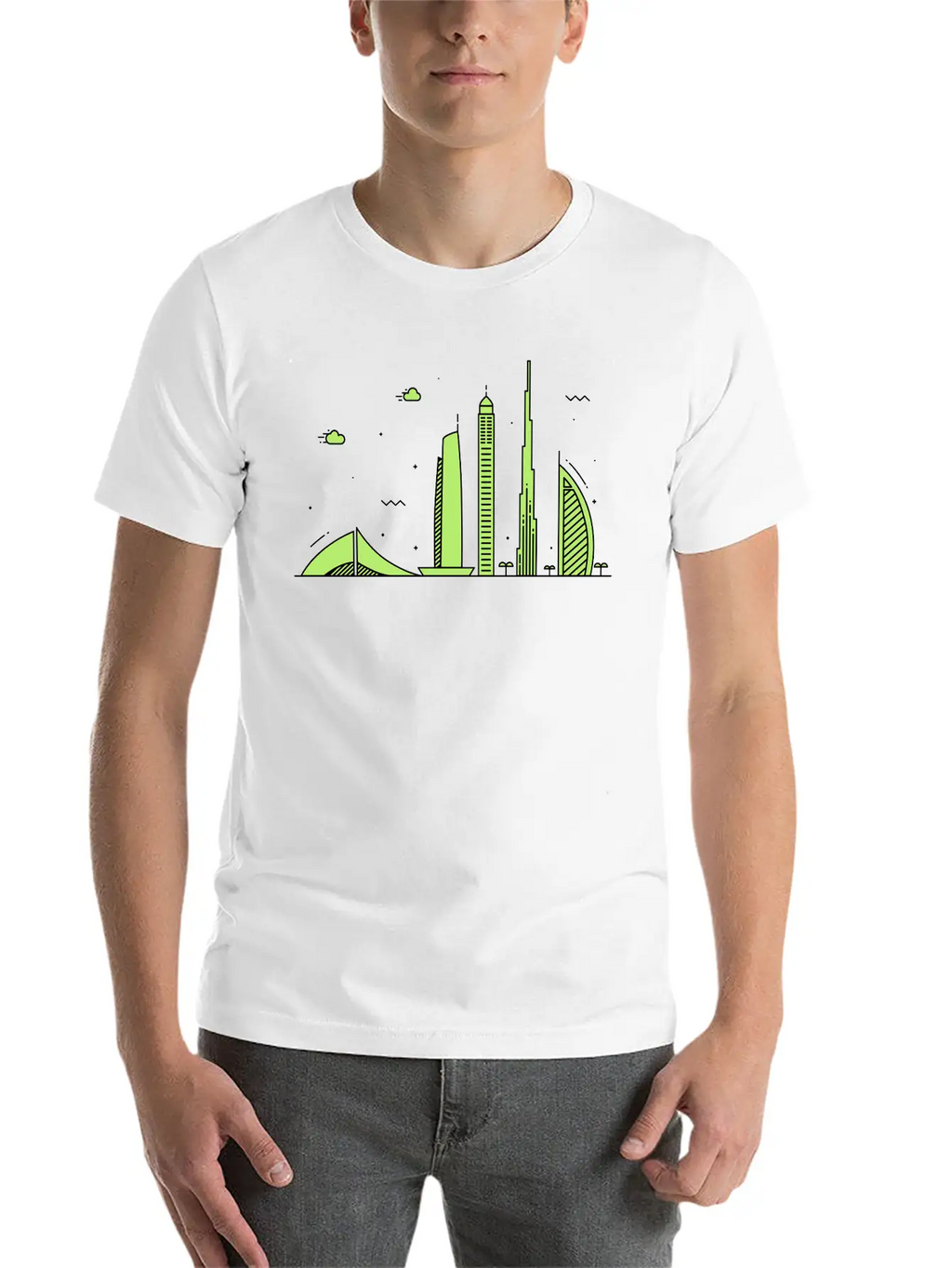 Dubai, United Arab Emirates Breathable Soft Cotton T-Shirt – Timeless Casual Look