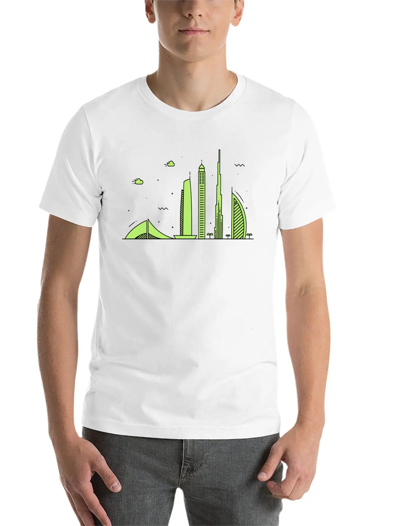 Dubai, United Arab Emirates Breathable Soft Cotton T-Shirt – Timeless Casual Look