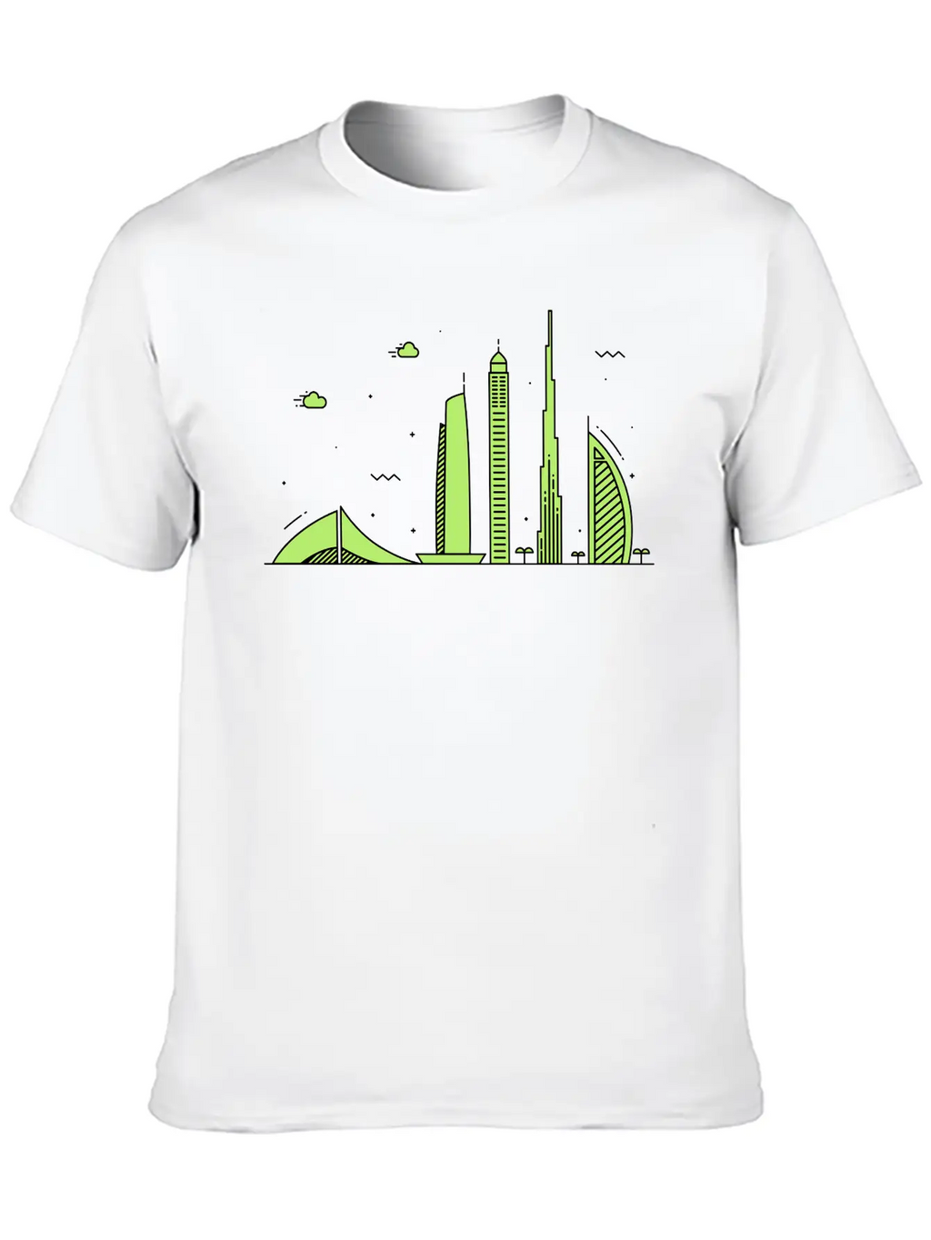 Dubai, United Arab Emirates Breathable Soft Cotton T-Shirt – Timeless Casual Look