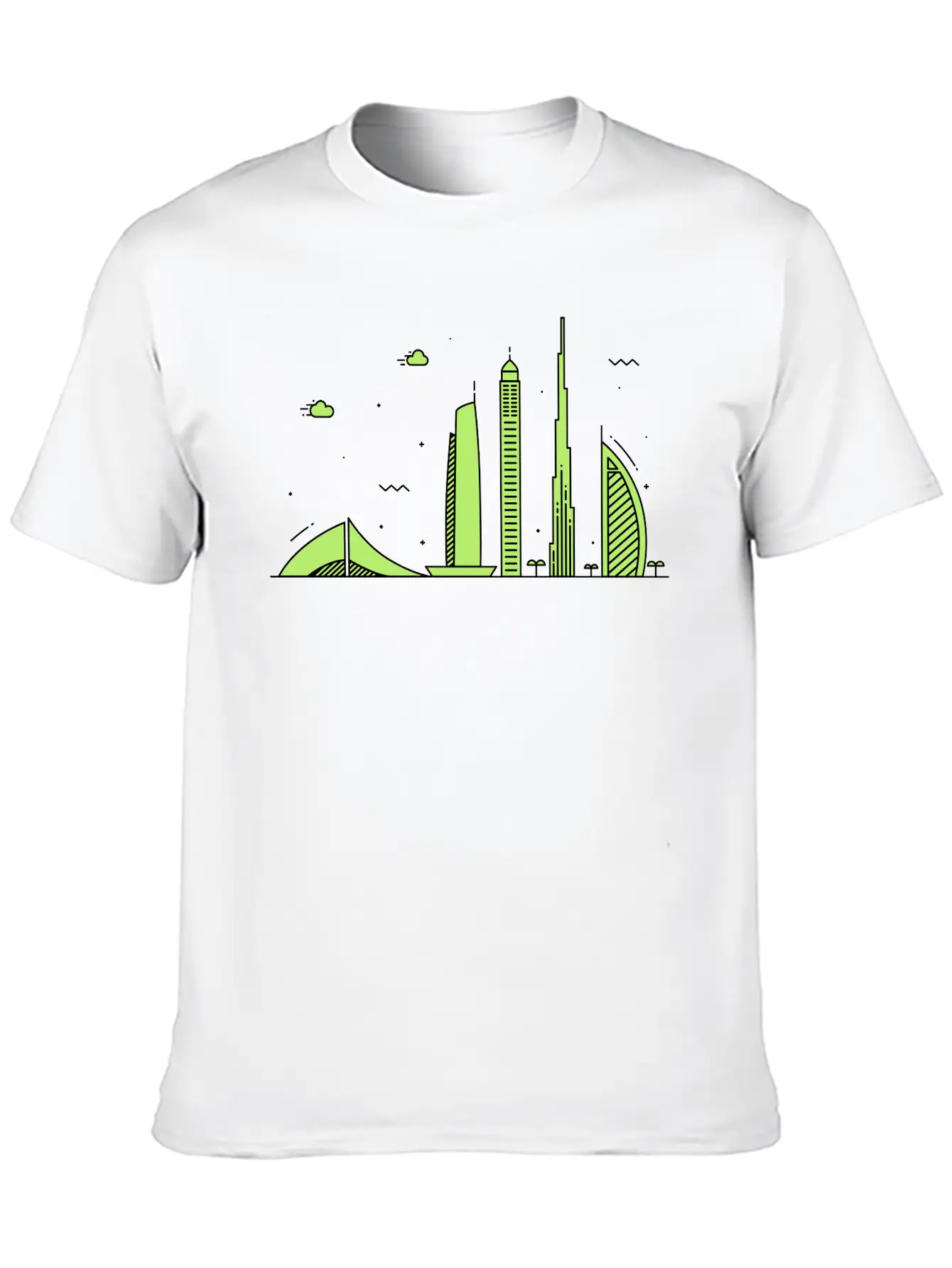 Dubai, United Arab Emirates Breathable Soft Cotton T-Shirt – Timeless Casual Look