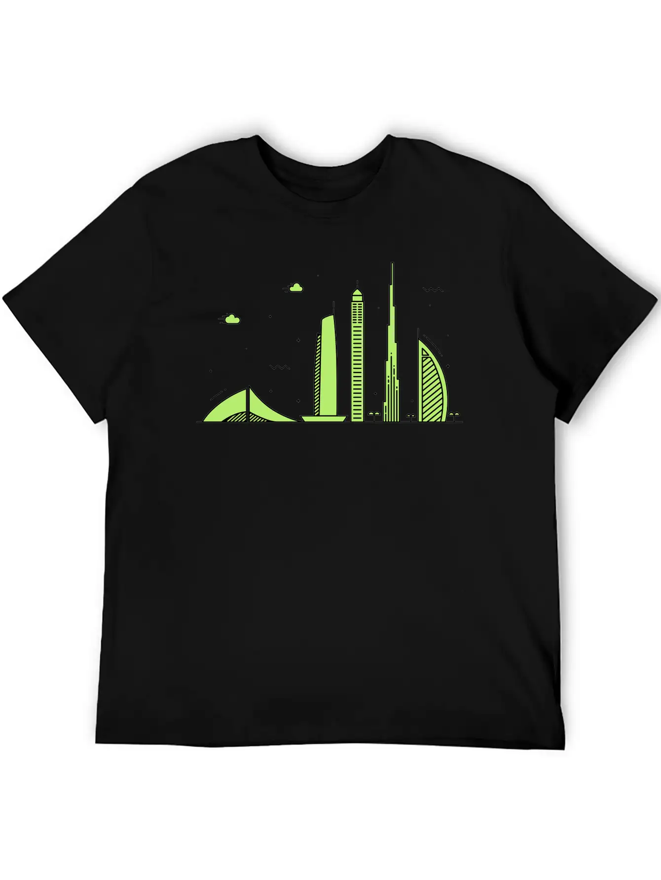 Dubai, United Arab Emirates Breathable Soft Cotton T-Shirt – Timeless Casual Look
