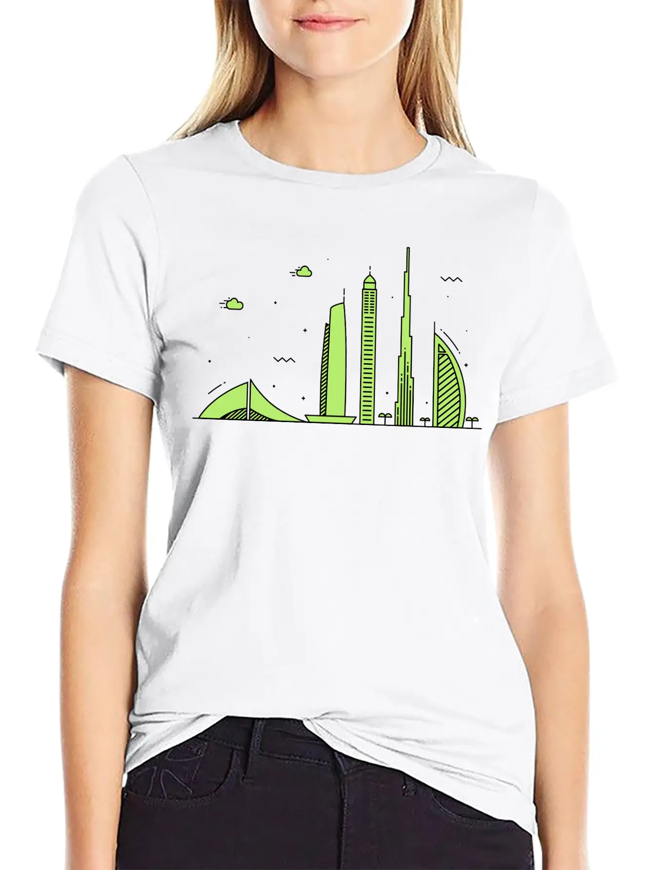 Dubai, United Arab Emirates Breathable Soft Cotton T-Shirt – Timeless Casual Look