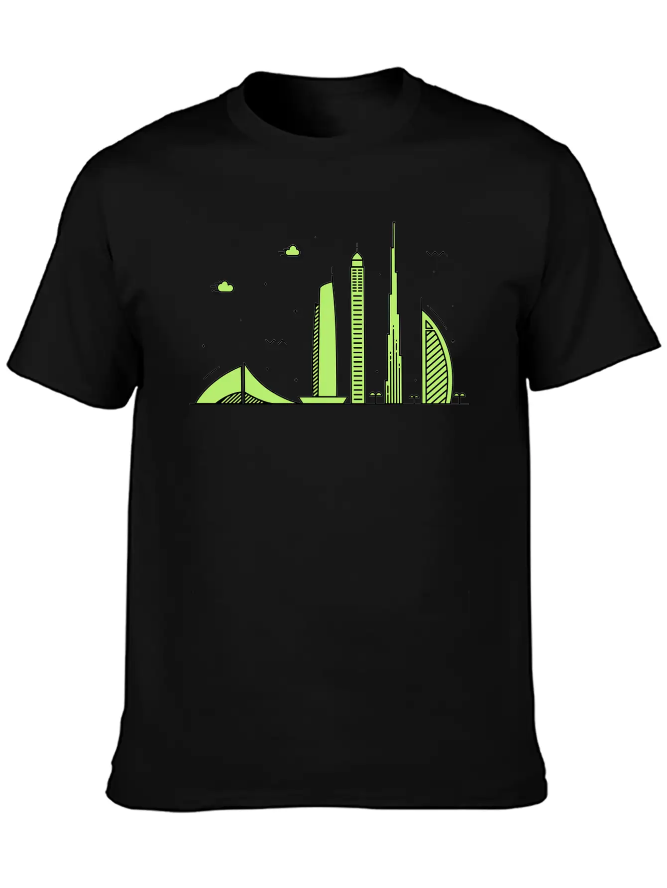 Dubai, United Arab Emirates Breathable Soft Cotton T-Shirt – Timeless Casual Look