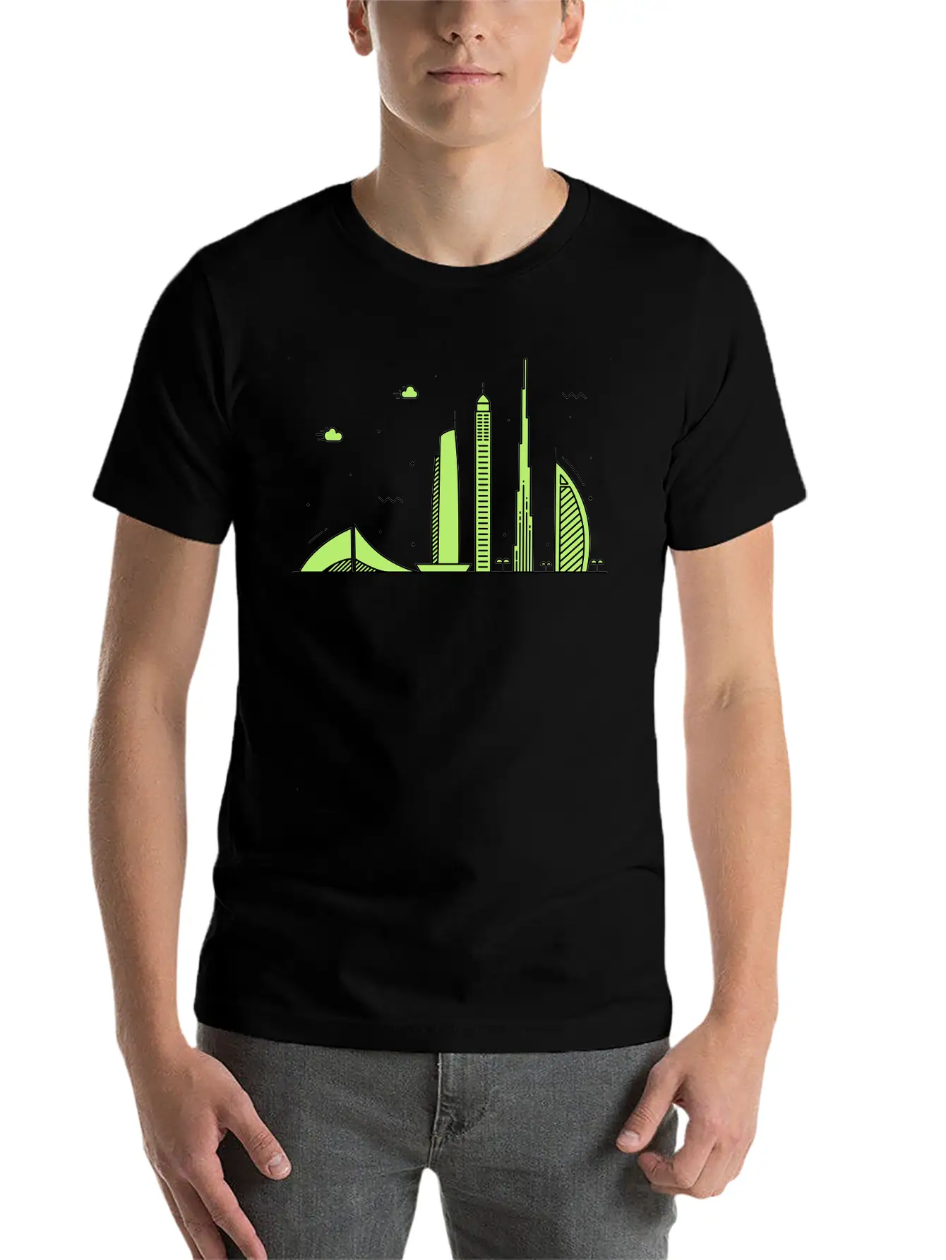 Dubai, United Arab Emirates Breathable Soft Cotton T-Shirt – Timeless Casual Look