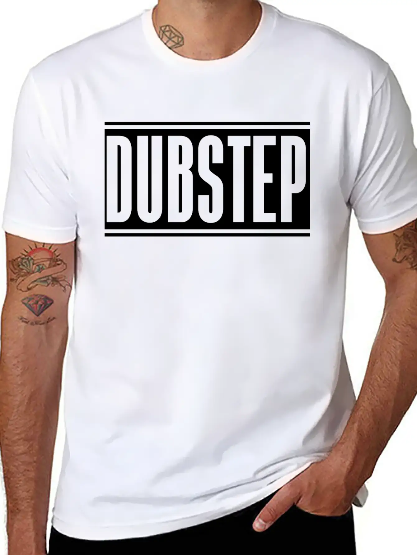 Dubstep Essential Cotton Tee For Daily Outfits – Unisex Style