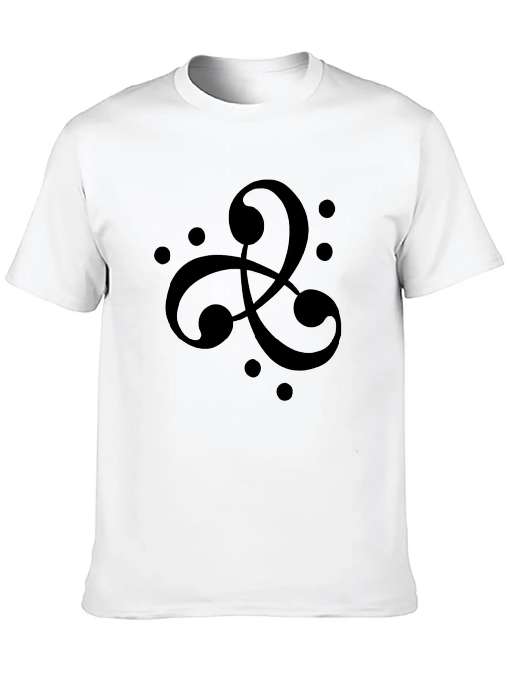 Duchess Of Funk Alana Orr Orchid Bass Clef Logo Unisex Short Sleeve Soft Cotton T-Shirt – Casual Everyday Wear