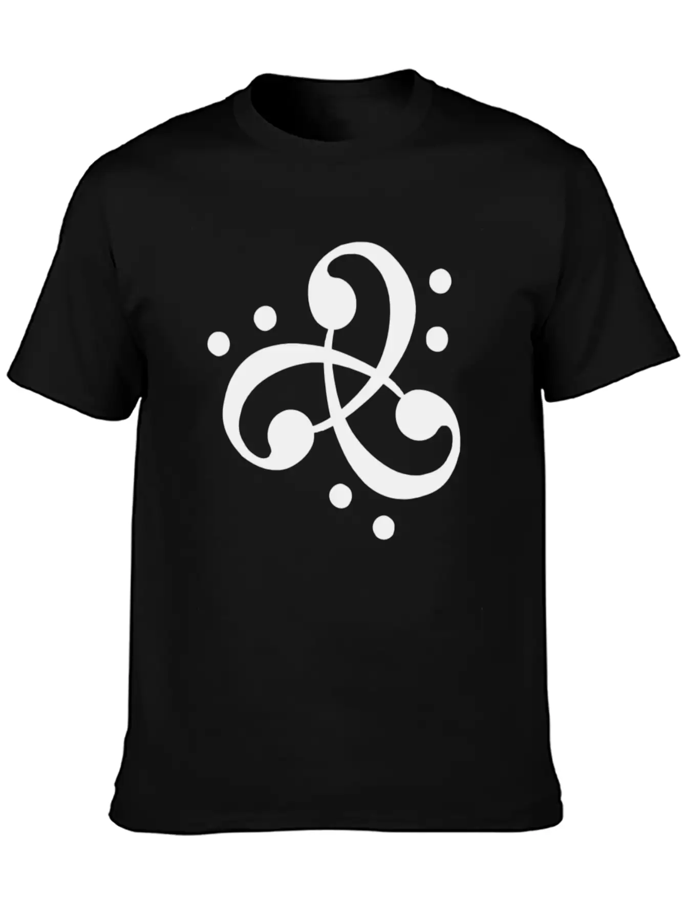 Duchess Of Funk Alana Orr Orchid Bass Clef Logo Unisex Short Sleeve Soft Cotton T-Shirt – Casual Everyday Wear