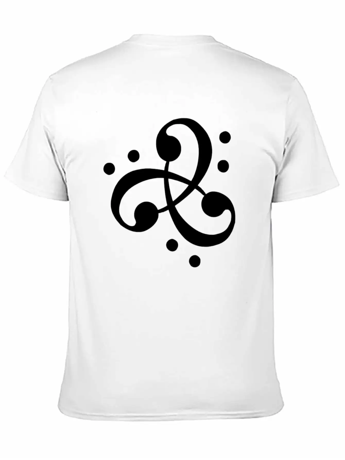 Duchess Of Funk Alana Orr Orchid Bass Clef Logo Unisex Short Sleeve Soft Cotton T-Shirt – Casual Everyday Wear