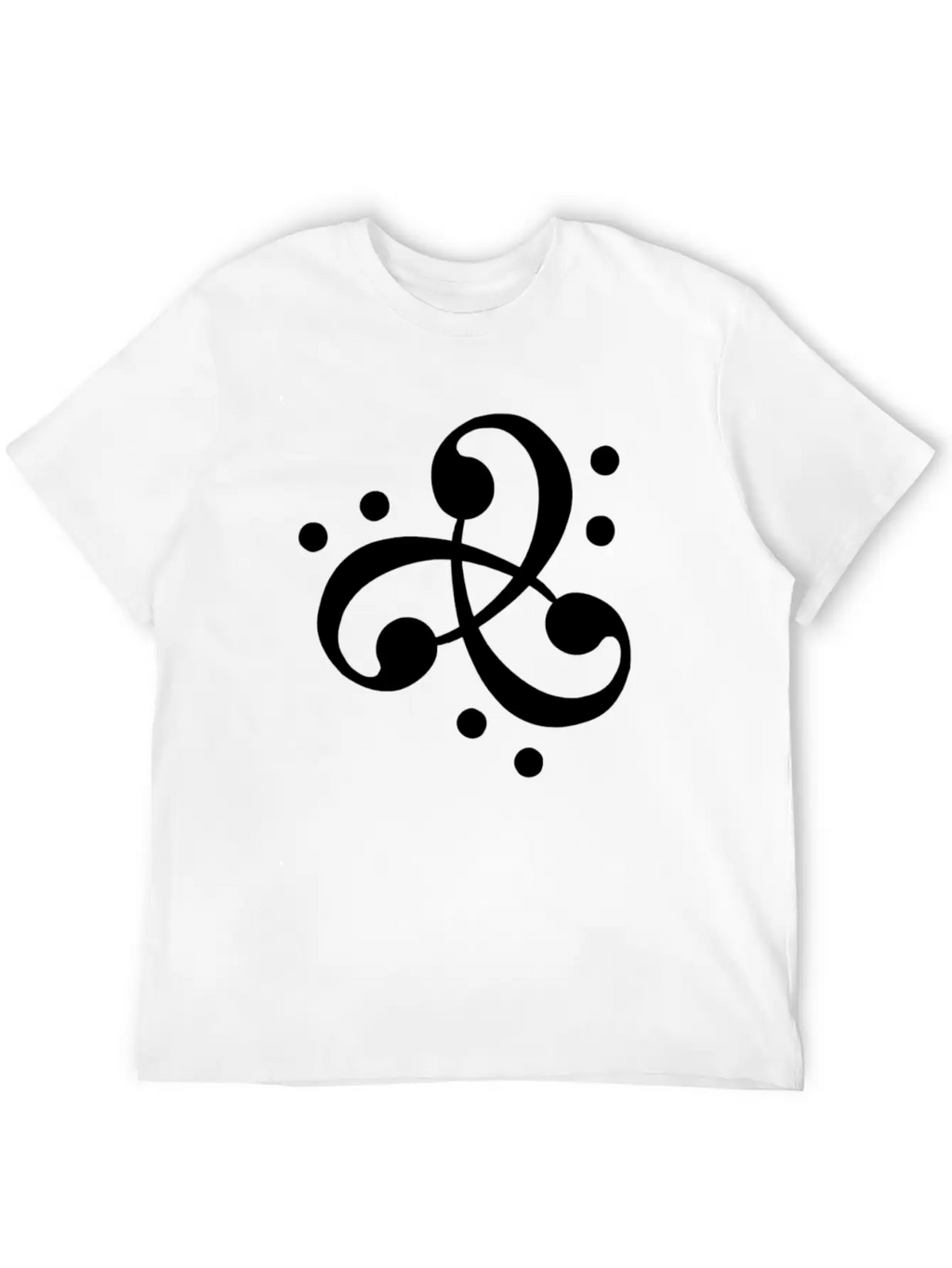 Duchess Of Funk Alana Orr Orchid Bass Clef Logo Unisex Short Sleeve Soft Cotton T-Shirt – Casual Everyday Wear