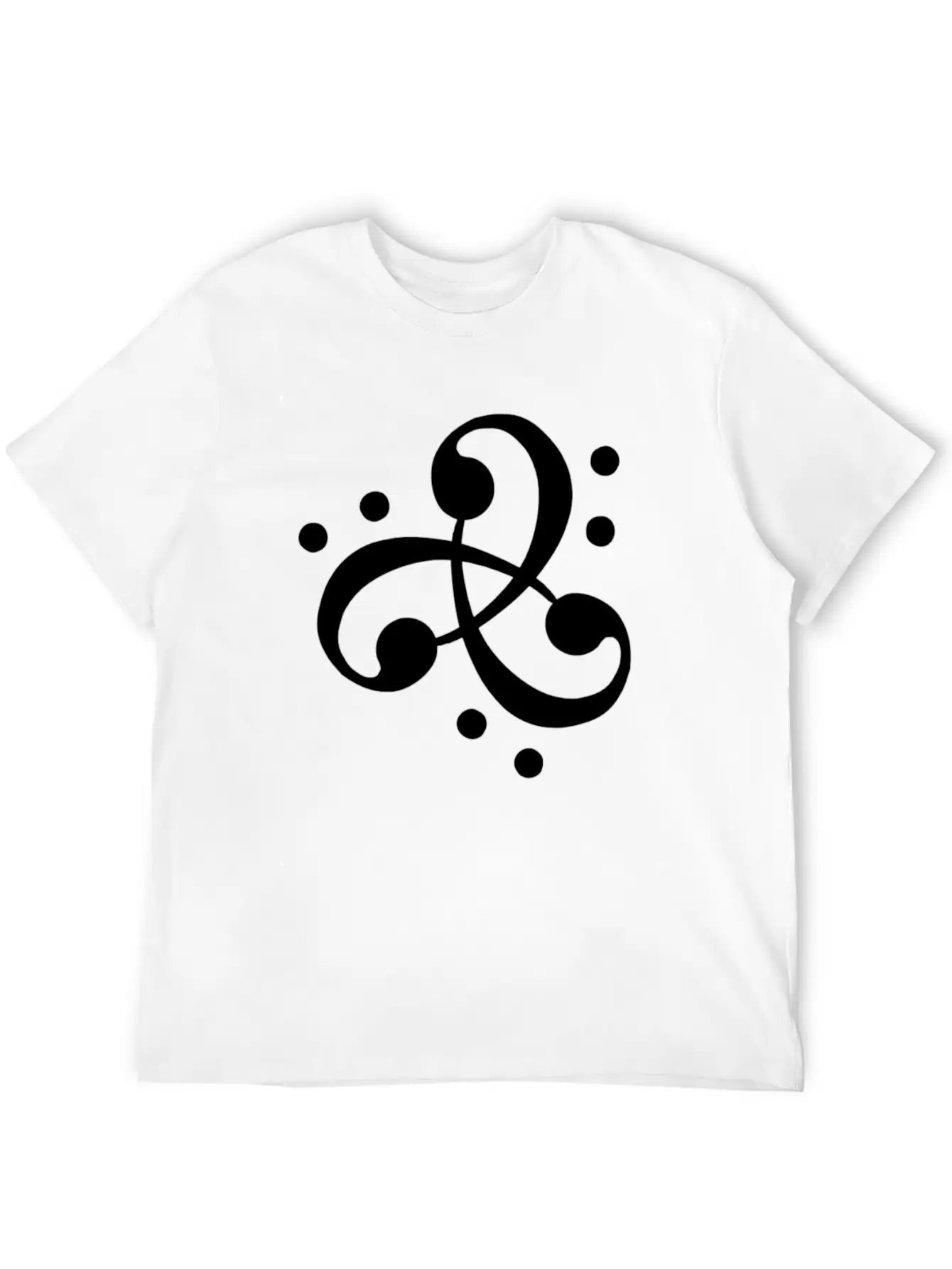 Duchess Of Funk Alana Orr Orchid Bass Clef Logo Unisex Short Sleeve Soft Cotton T-Shirt – Casual Everyday Wear