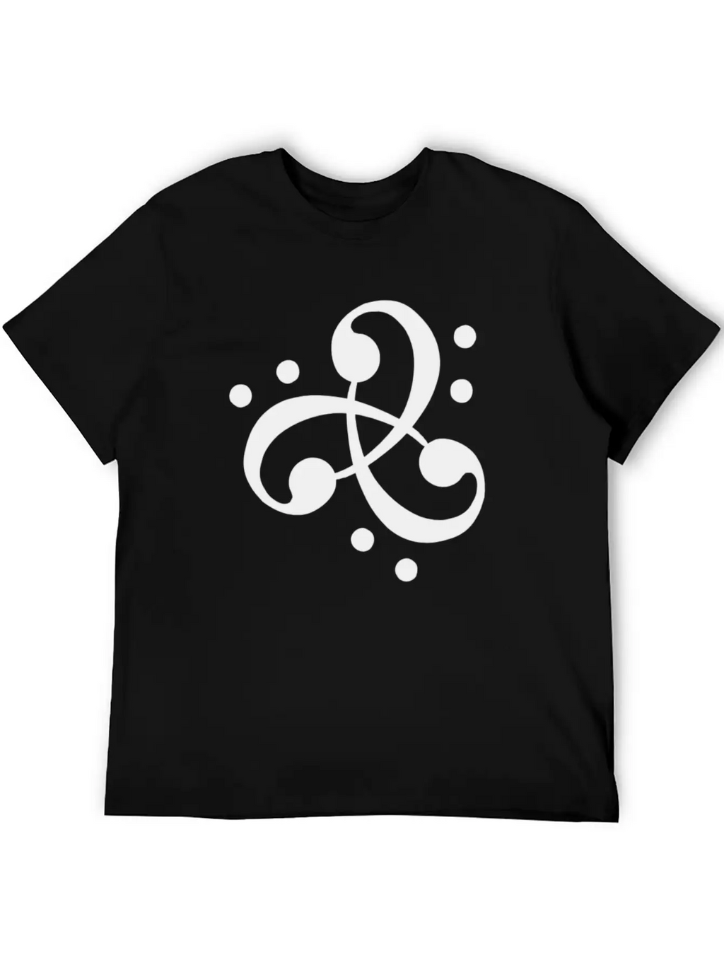 Duchess Of Funk Alana Orr Orchid Bass Clef Logo Unisex Short Sleeve Soft Cotton T-Shirt – Casual Everyday Wear