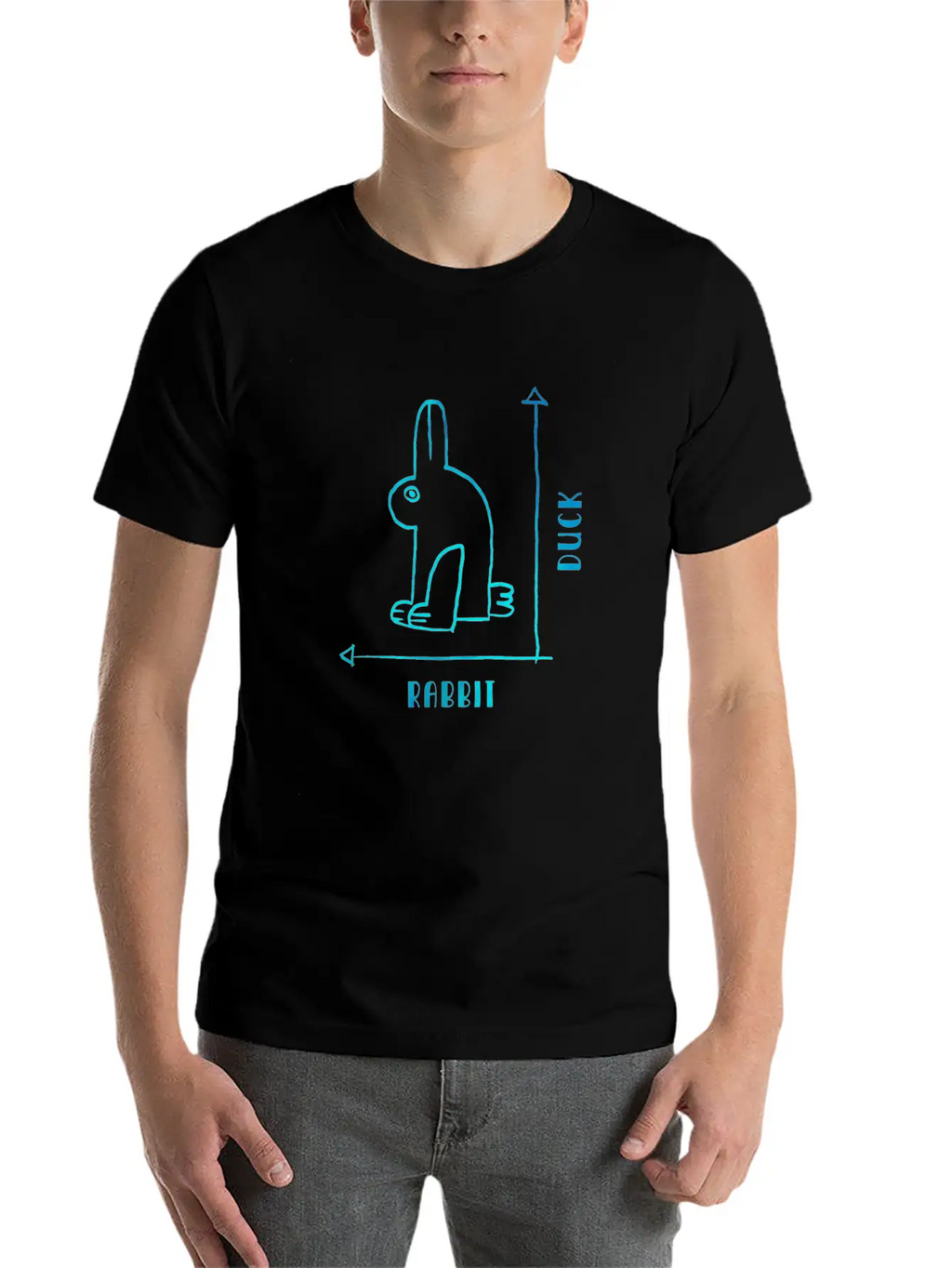 Duck Rabbit Unisex Casual T-Shirt – Clean Design For Daily Comfort