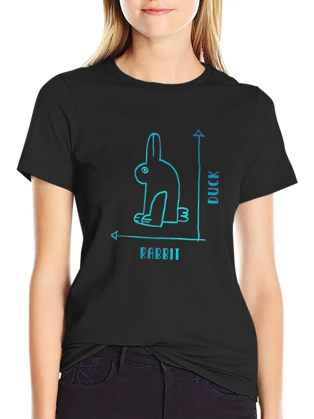 Duck Rabbit Unisex Casual T-Shirt – Clean Design For Daily Comfort