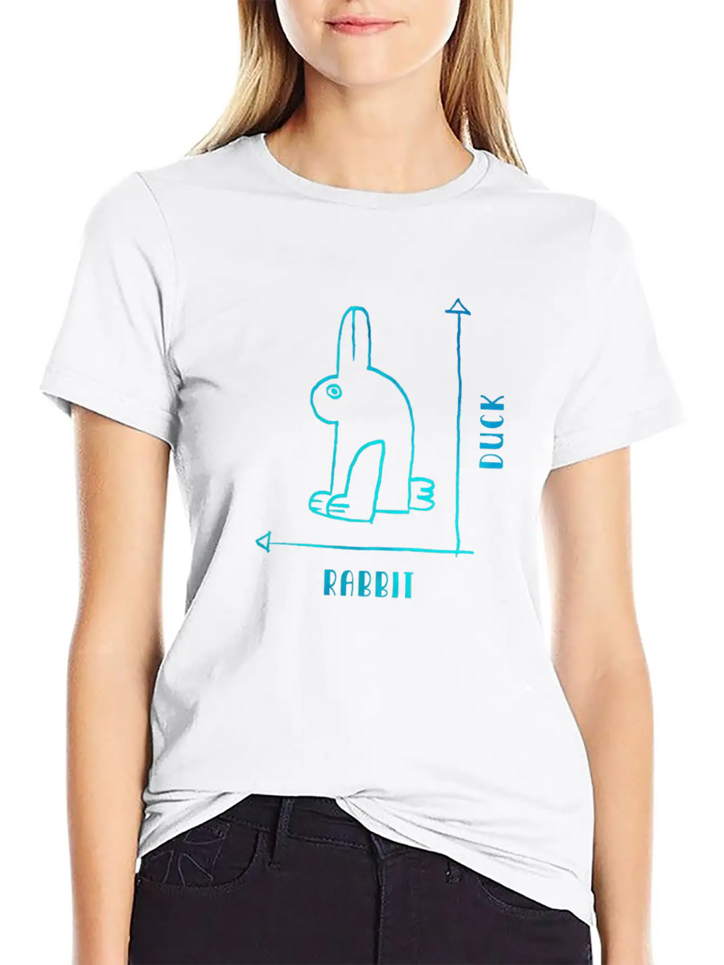 Duck Rabbit Unisex Casual T-Shirt – Clean Design For Daily Comfort