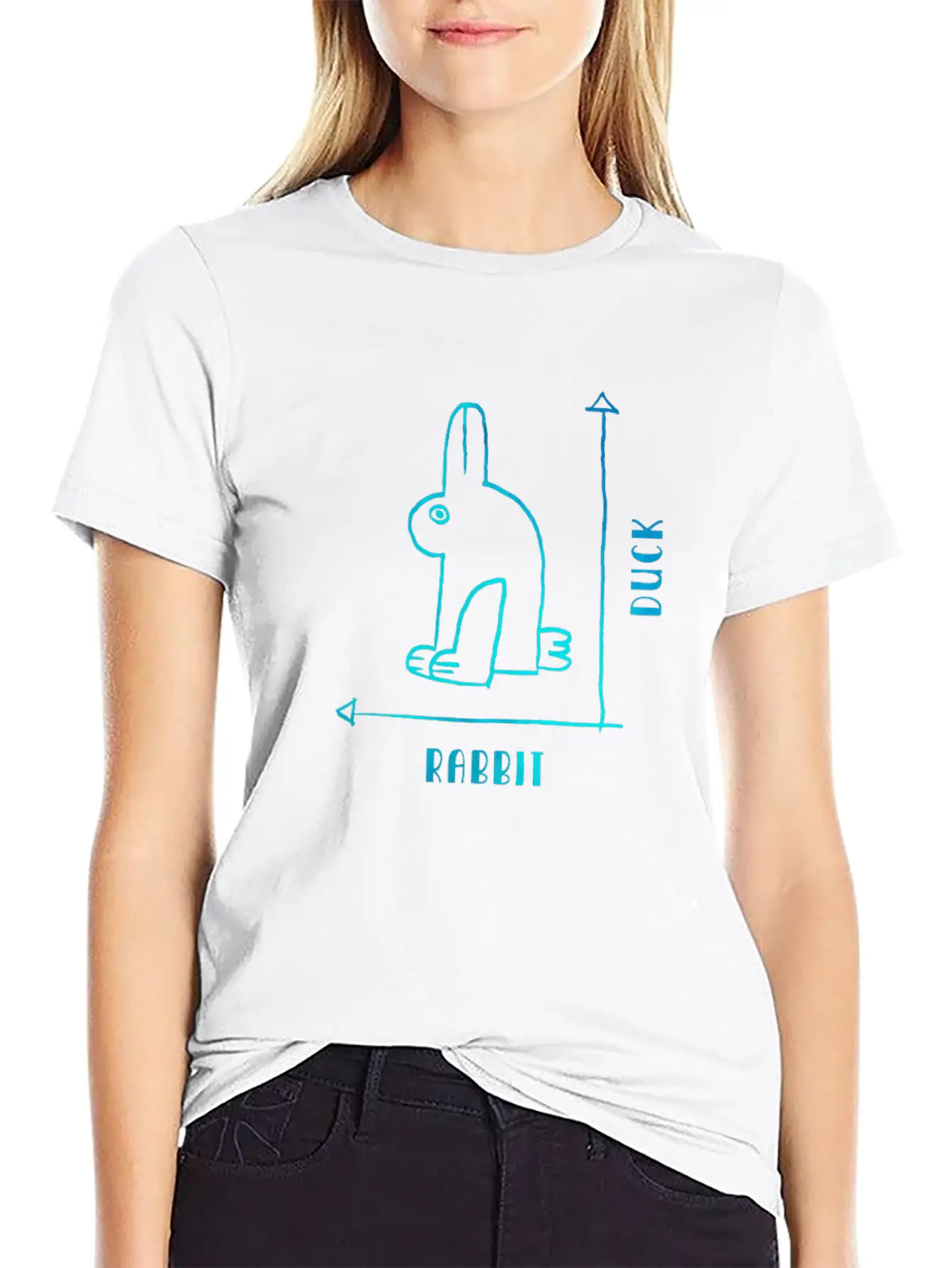 Duck Rabbit Unisex Casual T-Shirt – Clean Design For Daily Comfort