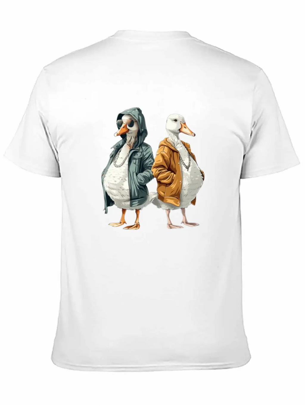 Ducks In Modern Streetwear Styles Breathable Soft Cotton T-Shirt – Timeless Casual Look