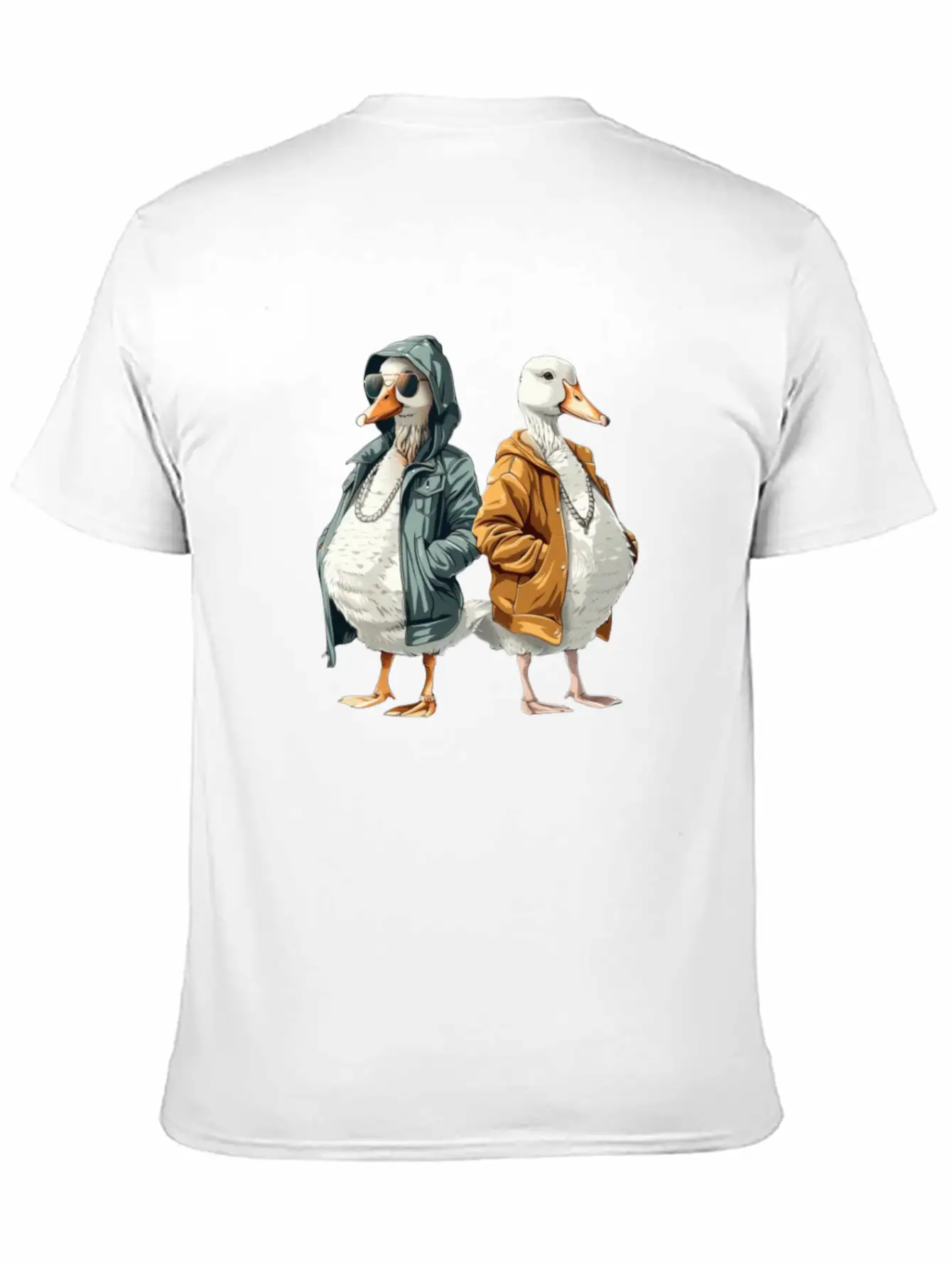 Ducks In Modern Streetwear Styles Breathable Soft Cotton T-Shirt – Timeless Casual Look