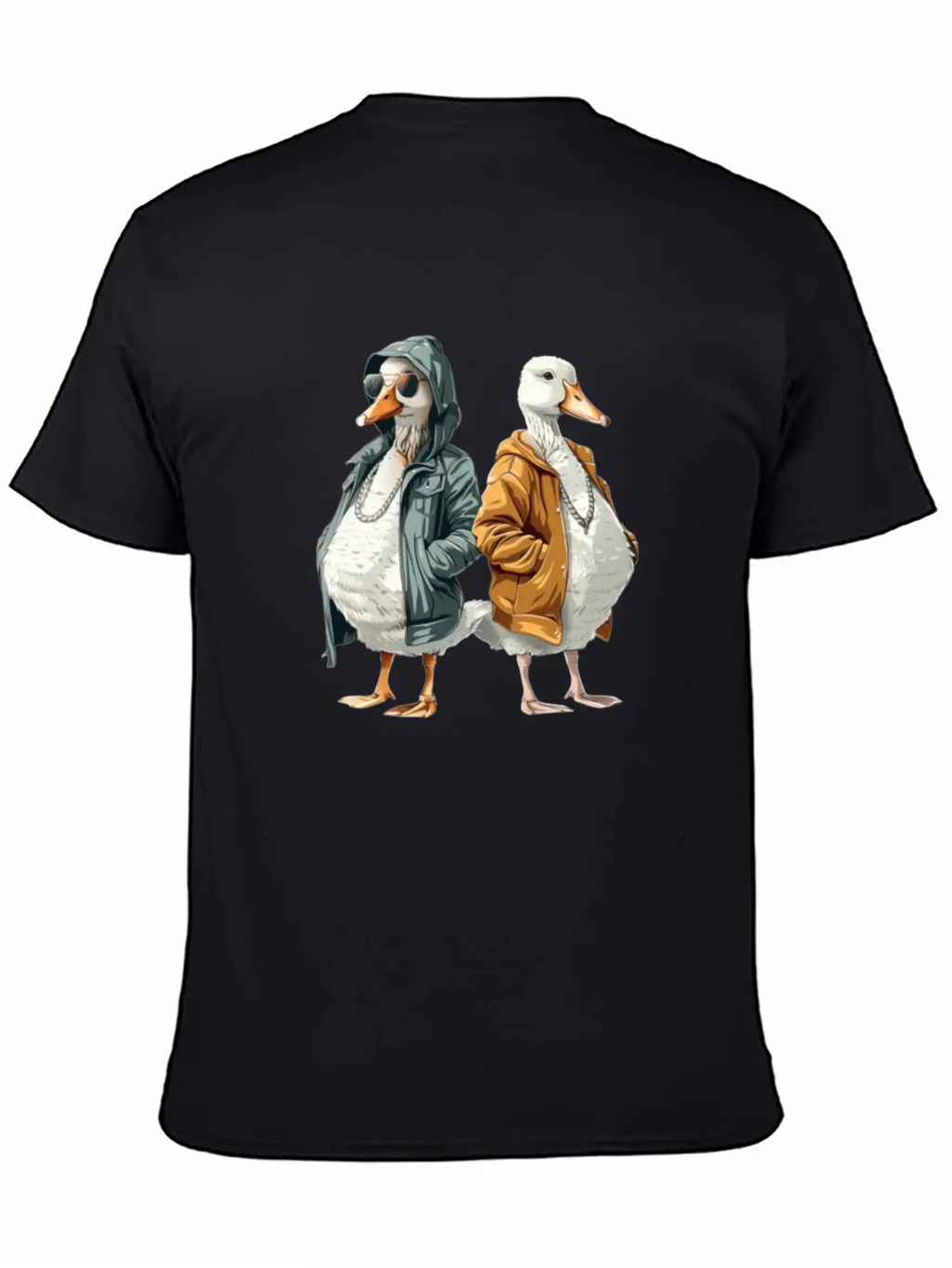 Ducks In Modern Streetwear Styles Breathable Soft Cotton T-Shirt – Timeless Casual Look