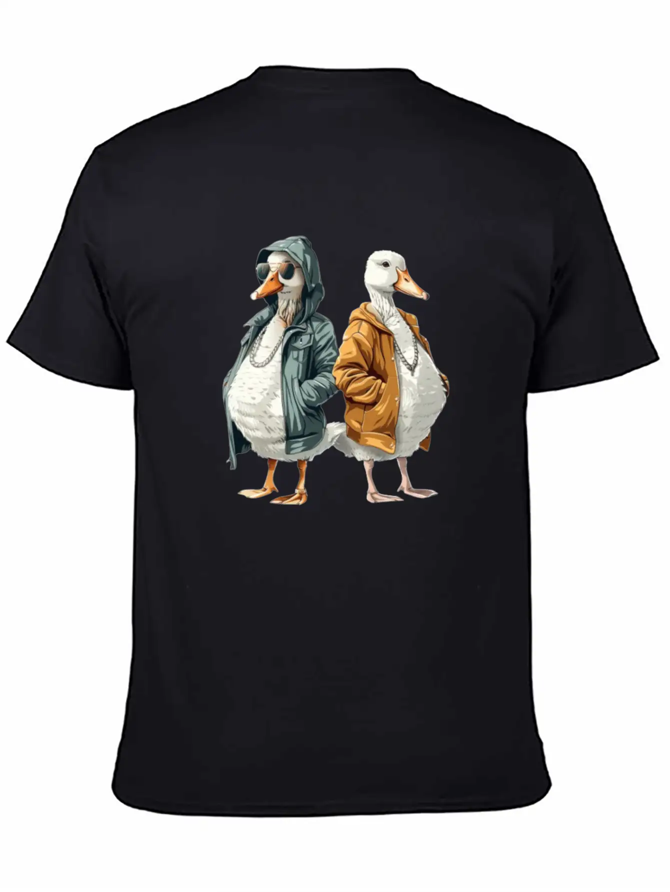 Ducks In Modern Streetwear Styles Breathable Soft Cotton T-Shirt – Timeless Casual Look