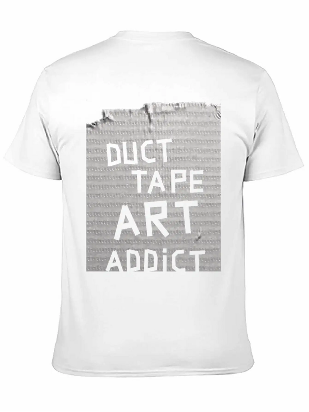 Duct Tape Art Addict. Breathable Soft Cotton T-Shirt – Timeless Casual Look
