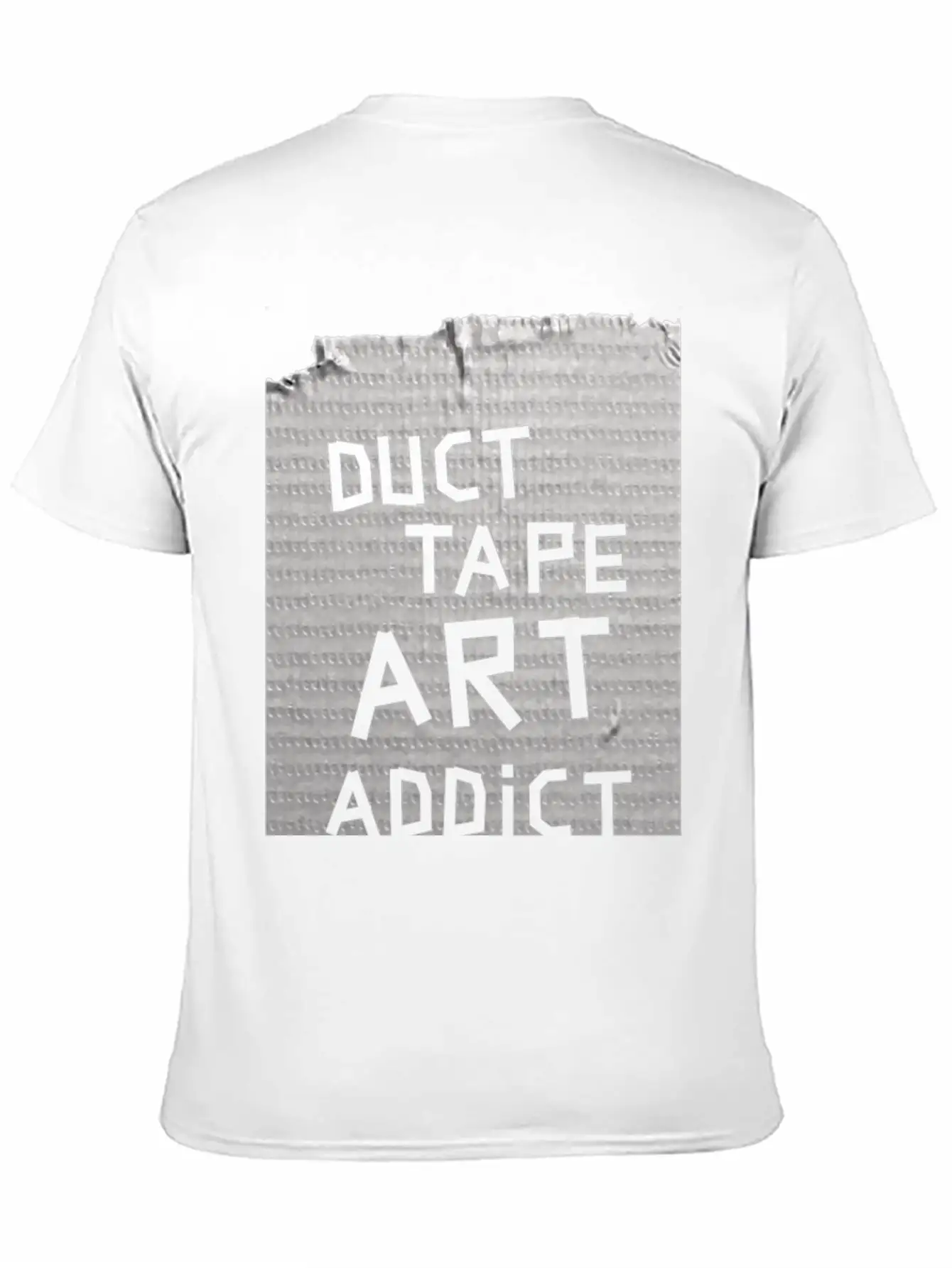 Duct Tape Art Addict. Breathable Soft Cotton T-Shirt – Timeless Casual Look