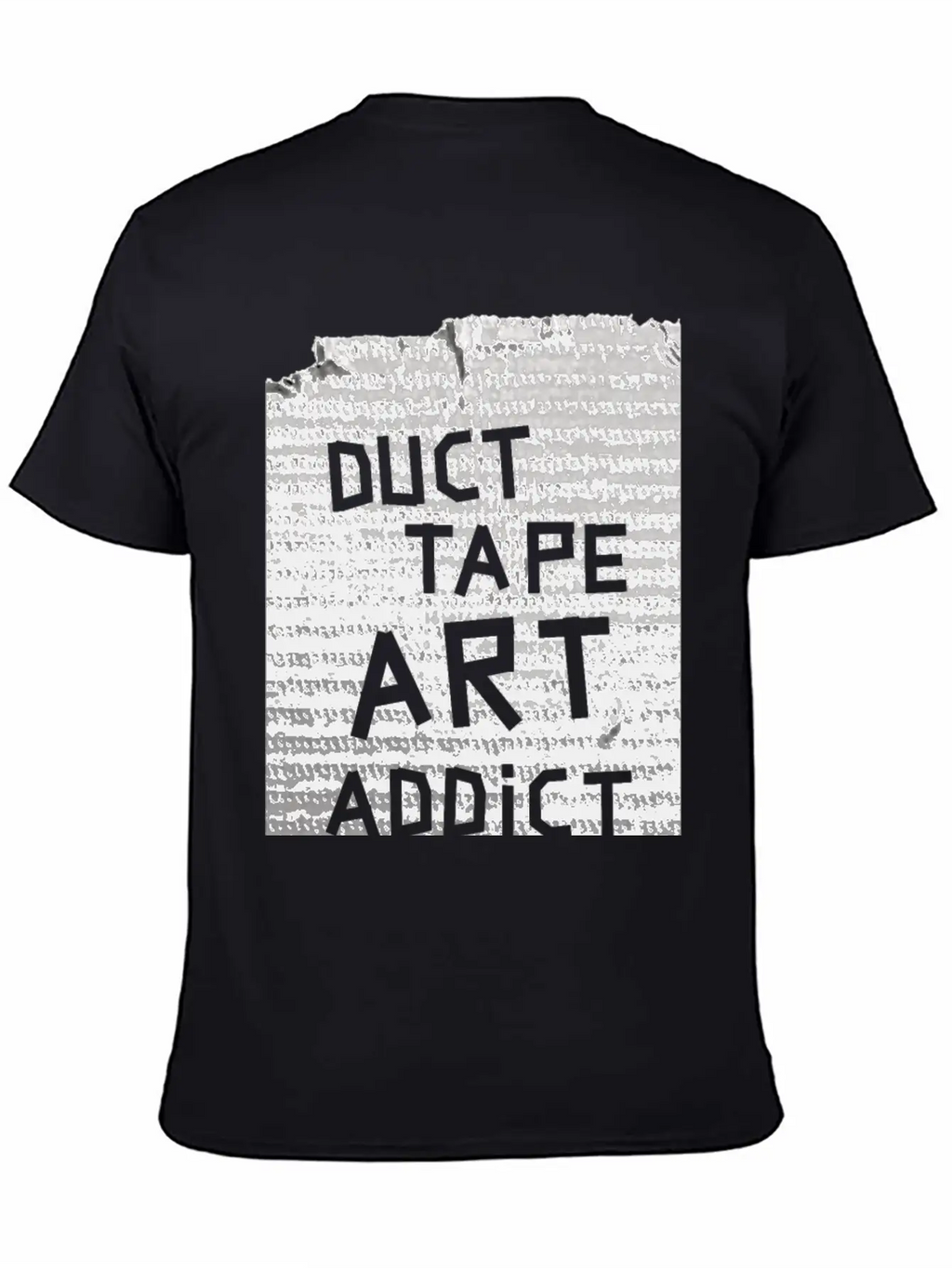 Duct Tape Art Addict. Breathable Soft Cotton T-Shirt – Timeless Casual Look