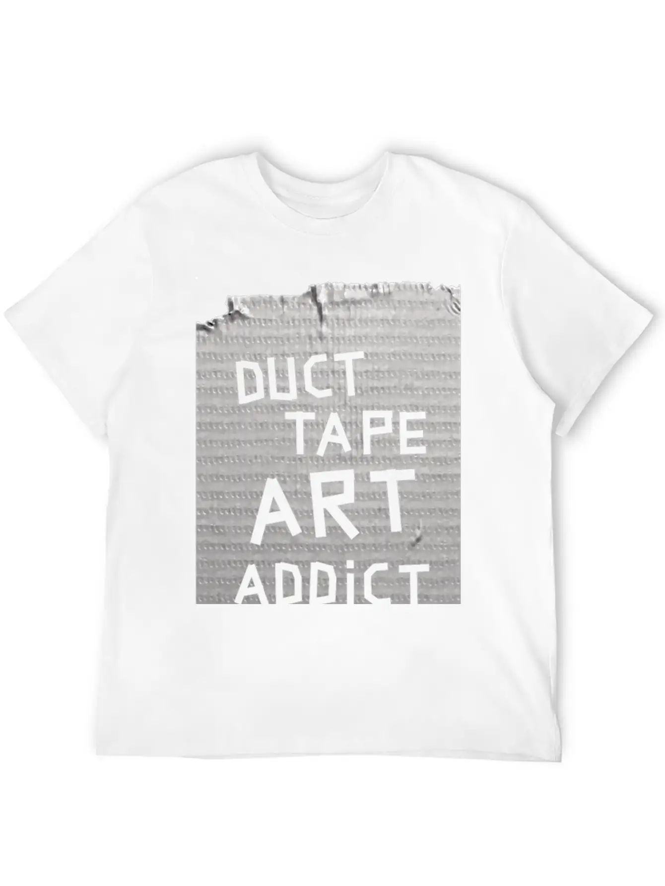 Duct Tape Art Addict. Breathable Soft Cotton T-Shirt – Timeless Casual Look