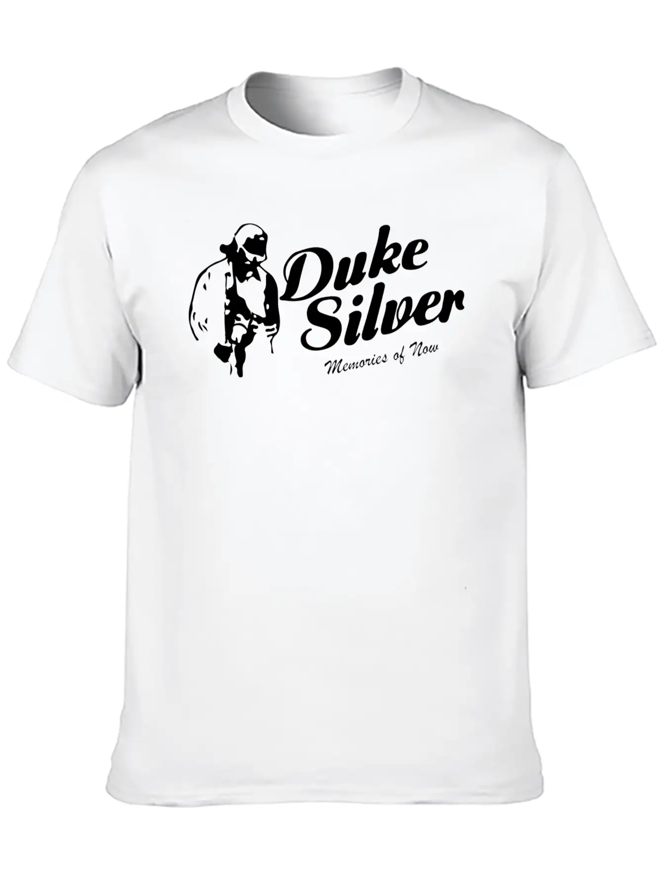 Duke Silver Unisex Casual T-Shirt – Clean Design For Daily Comfort
