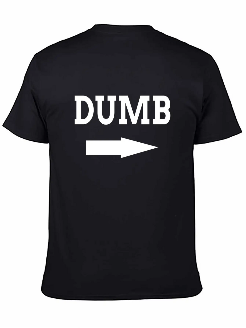 Dumb Friendship Couple FUNNY Unisex Casual T-Shirt – Clean Design For Daily Comfort