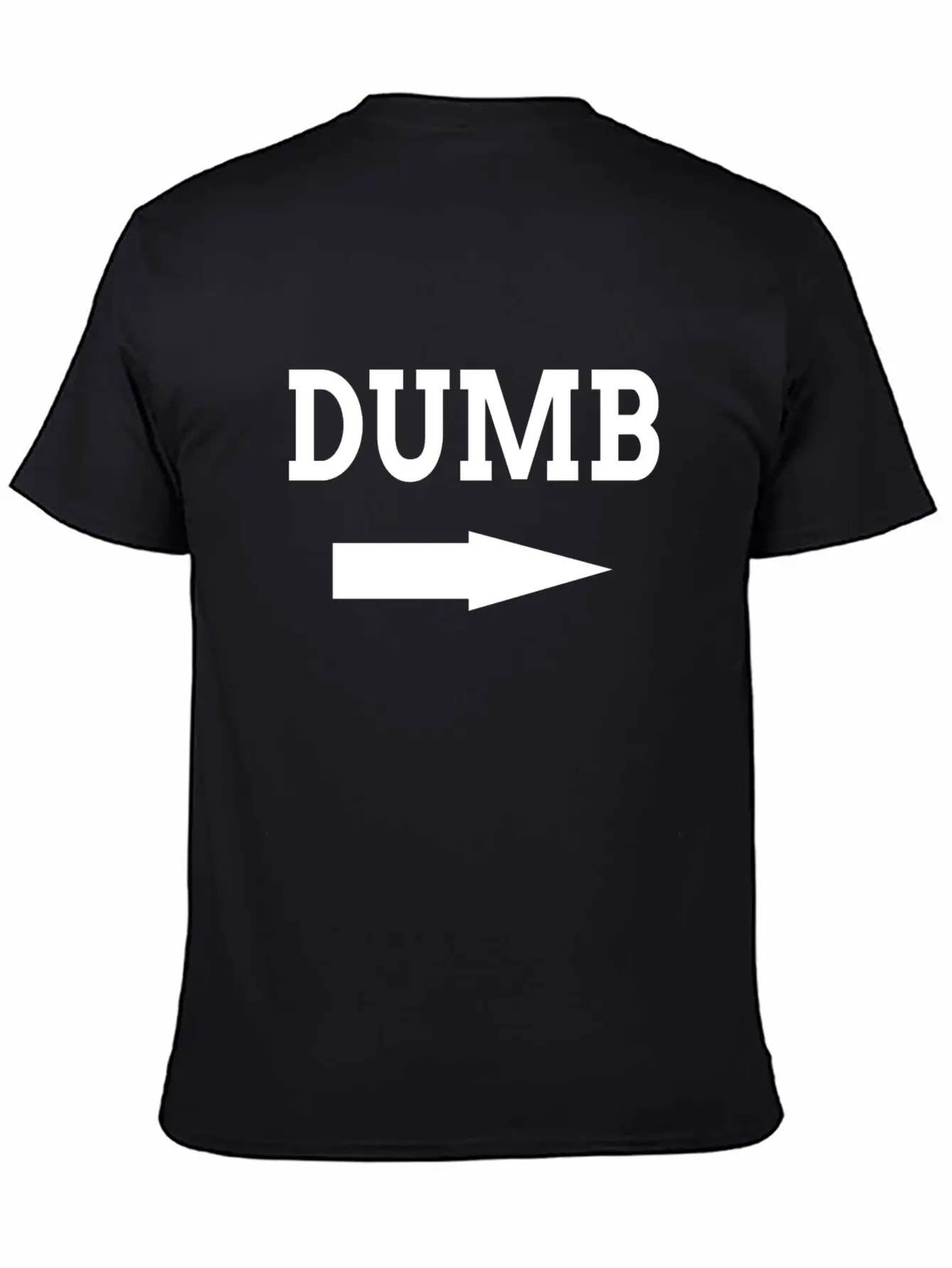 Dumb Friendship Couple FUNNY Unisex Casual T-Shirt – Clean Design For Daily Comfort