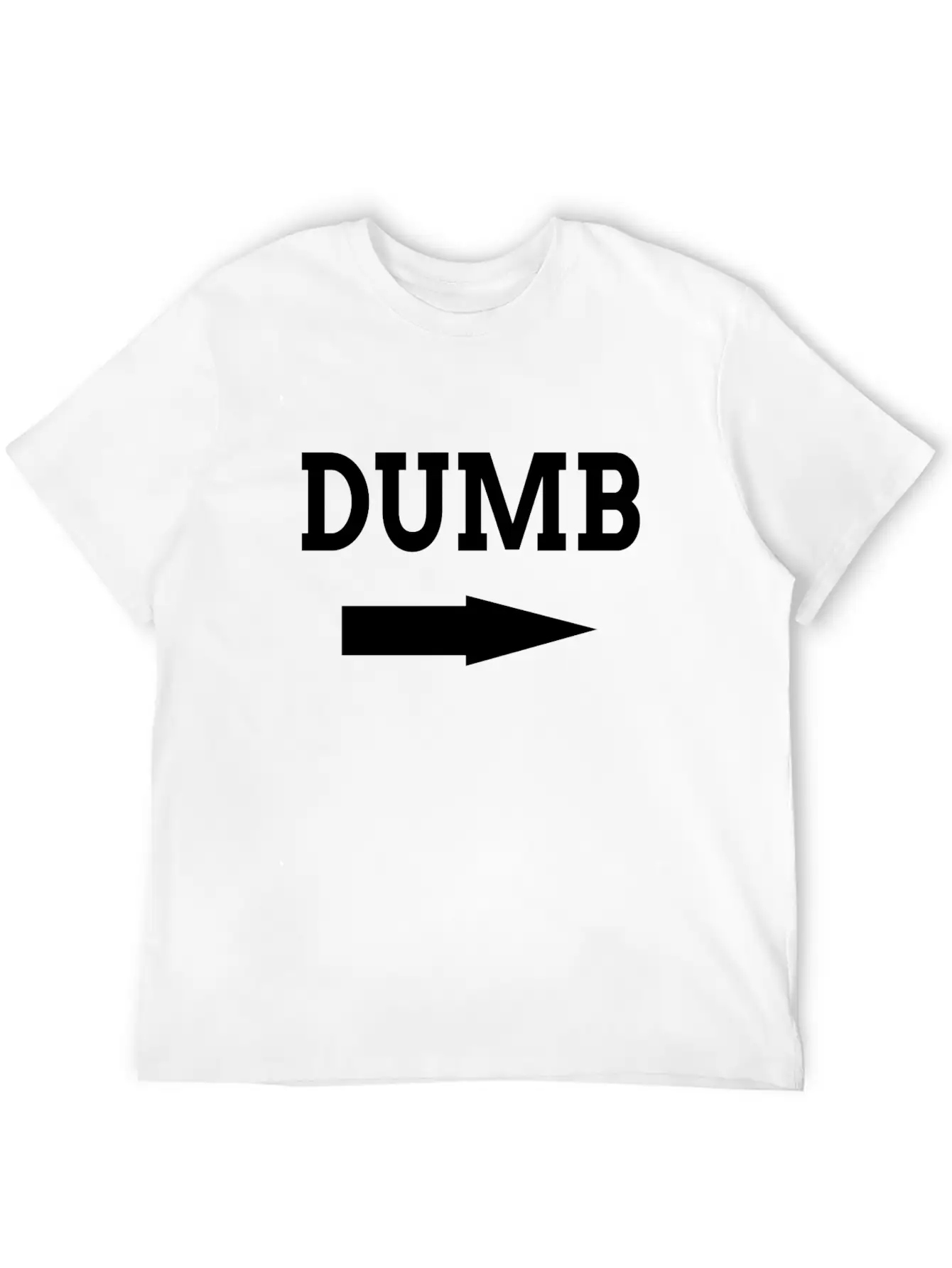 Dumb Friendship Couple FUNNY Unisex Casual T-Shirt – Clean Design For Daily Comfort
