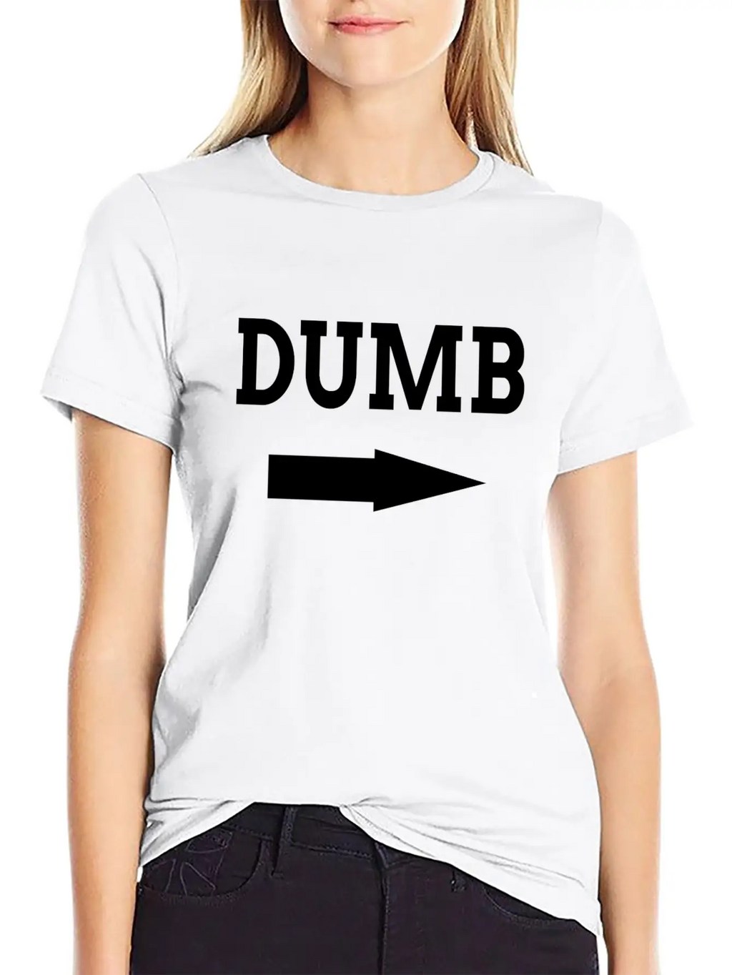 Dumb Friendship Couple FUNNY Unisex Casual T-Shirt – Clean Design For Daily Comfort