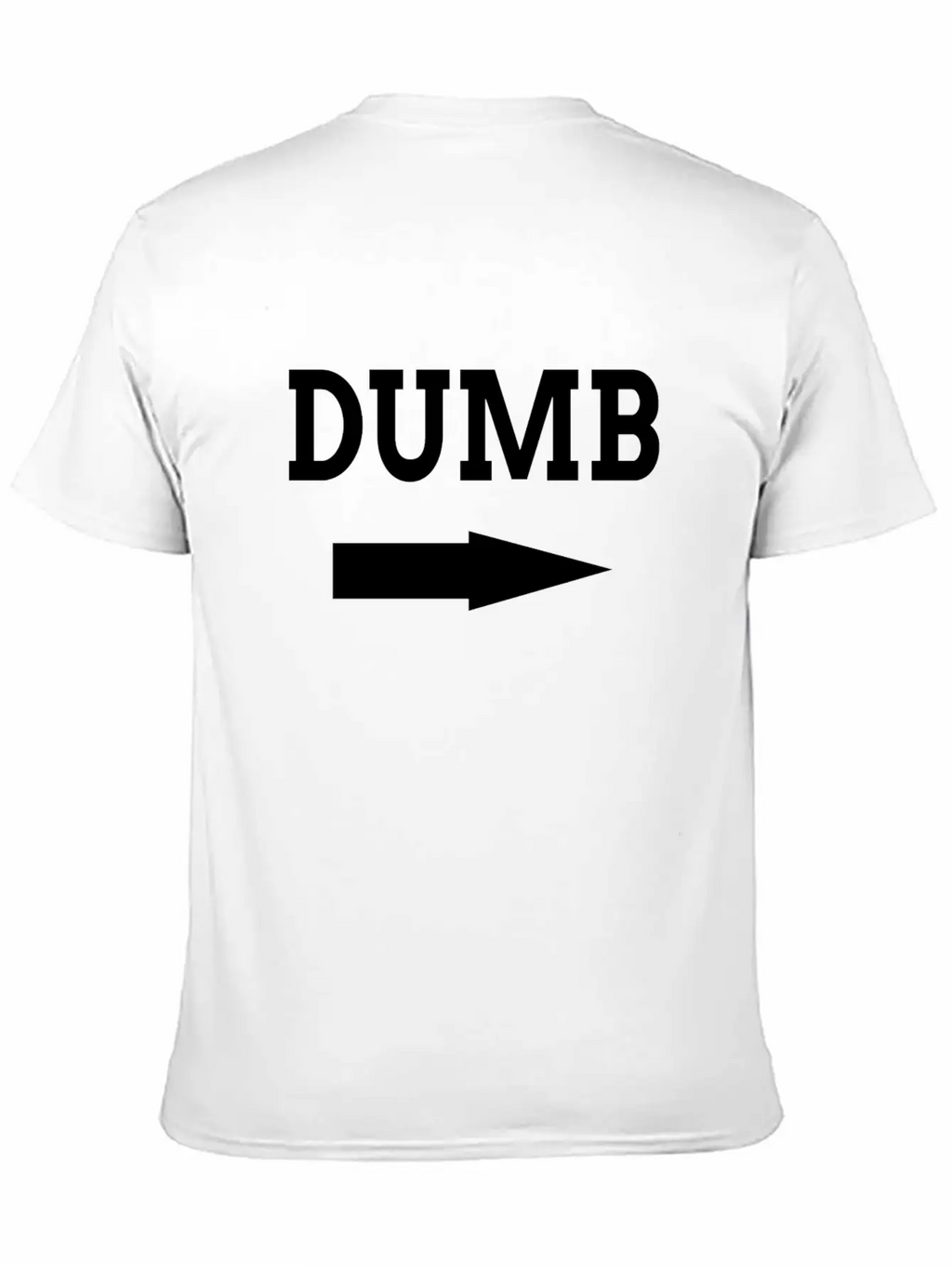 Dumb Friendship Couple FUNNY Unisex Casual T-Shirt – Clean Design For Daily Comfort